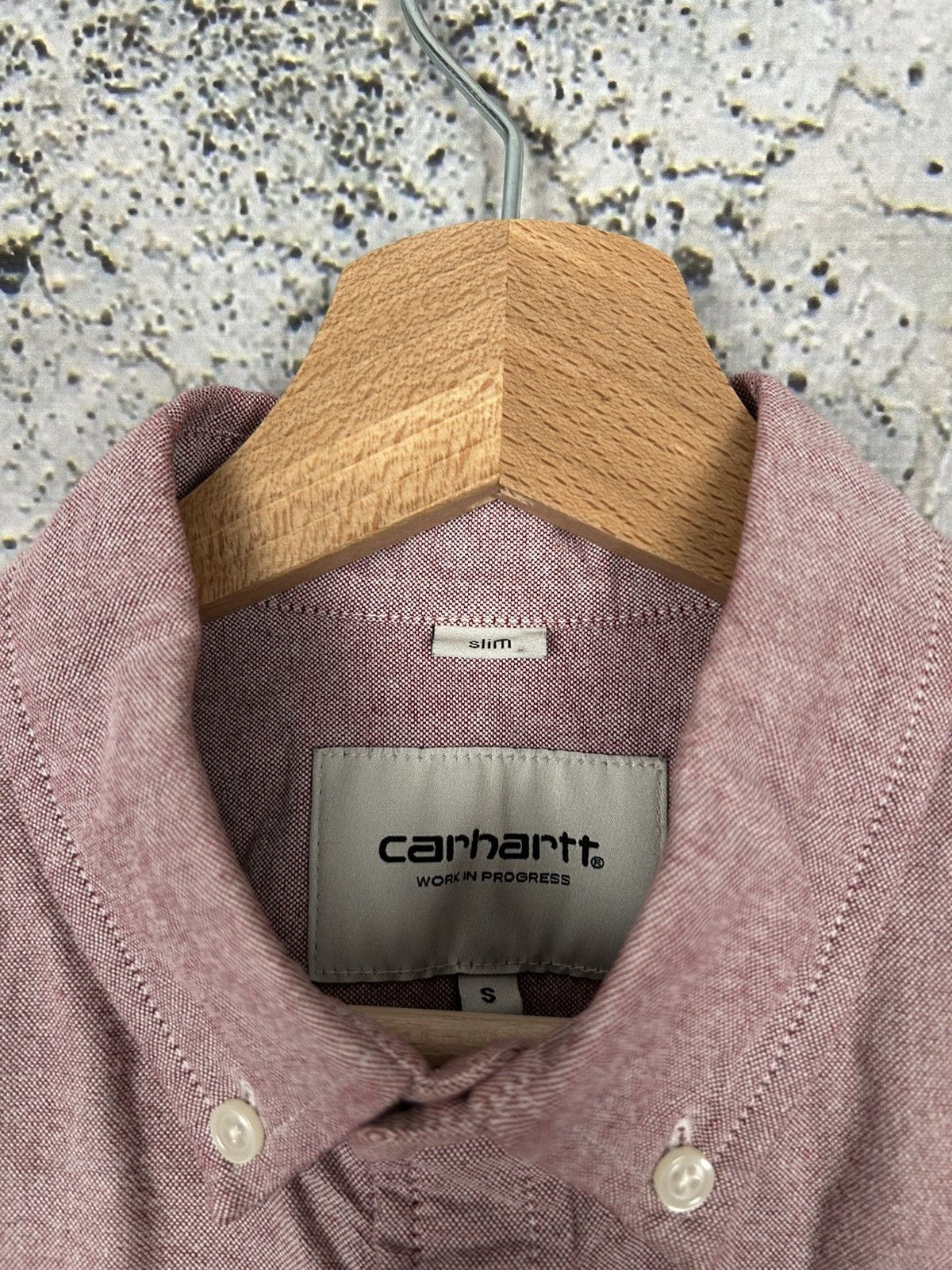 Carhartt Carhartt WiP Pink Shirt Streetwear Workwear Vintage Size US S / EU 44-46 / 1 - 4 Thumbnail