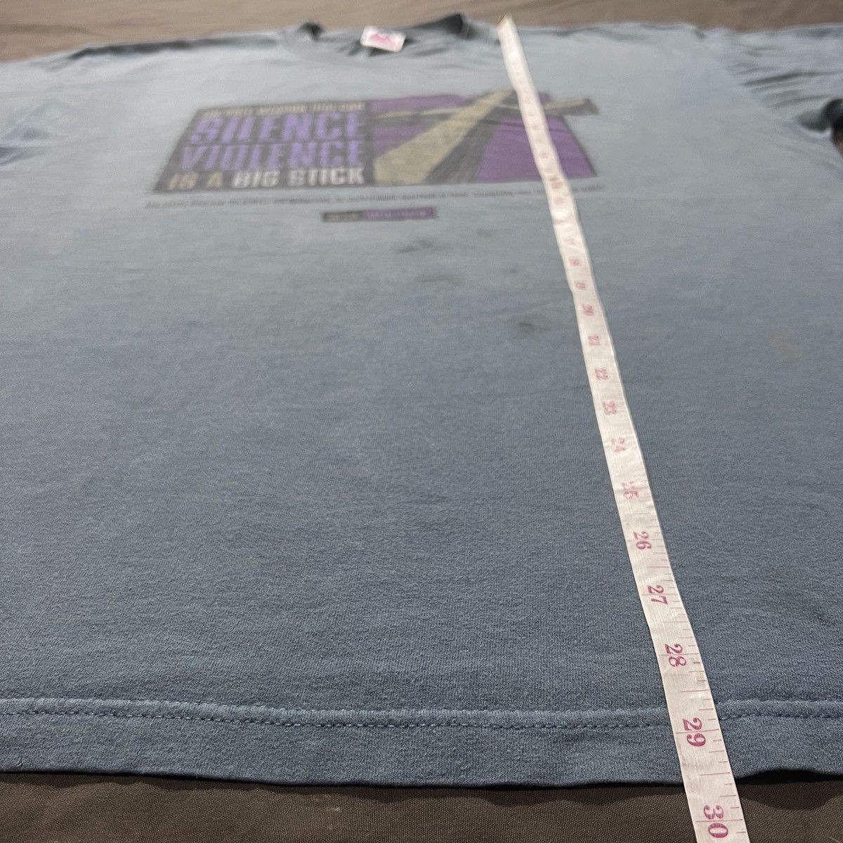 Vintage Vintage 90s SILENCE VIOLENCE God Jesus Bible Holy XL Faded Size US XL / EU 56 / 4 - 9 Thumbnail