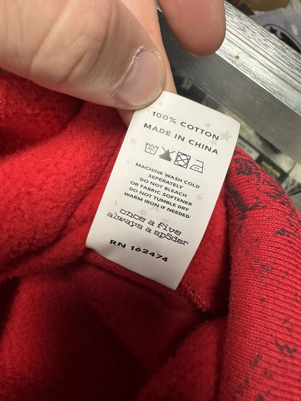 Sp5der Sp5der OG Tree Camo Hoodie Red Size US M / EU 48-50 / 2 - 7 Thumbnail