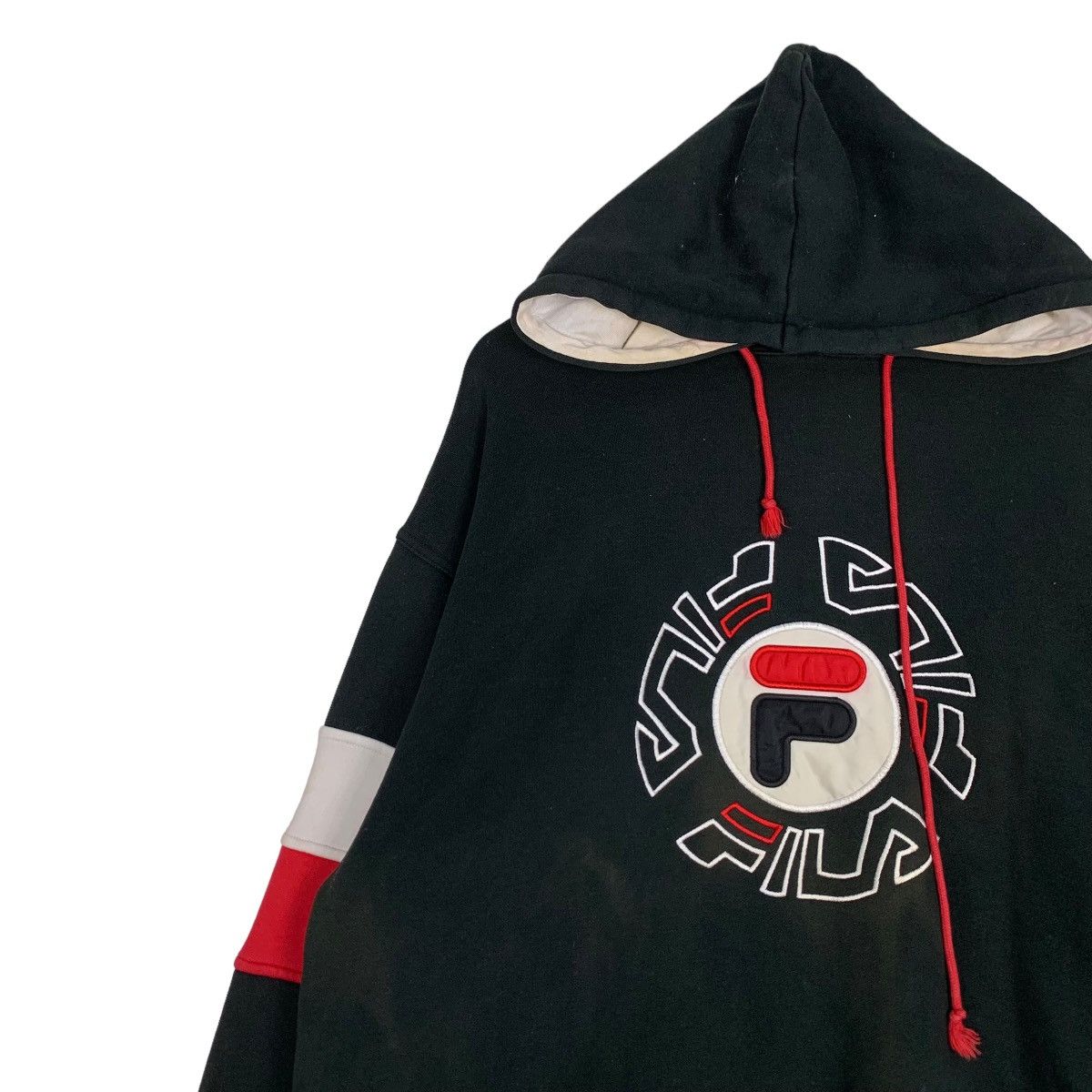 Fila 90's FILA Embroidery Big Logo Pullover Hoodies #0951-C42 Size US L / EU 52-54 / 3 - 3 Thumbnail