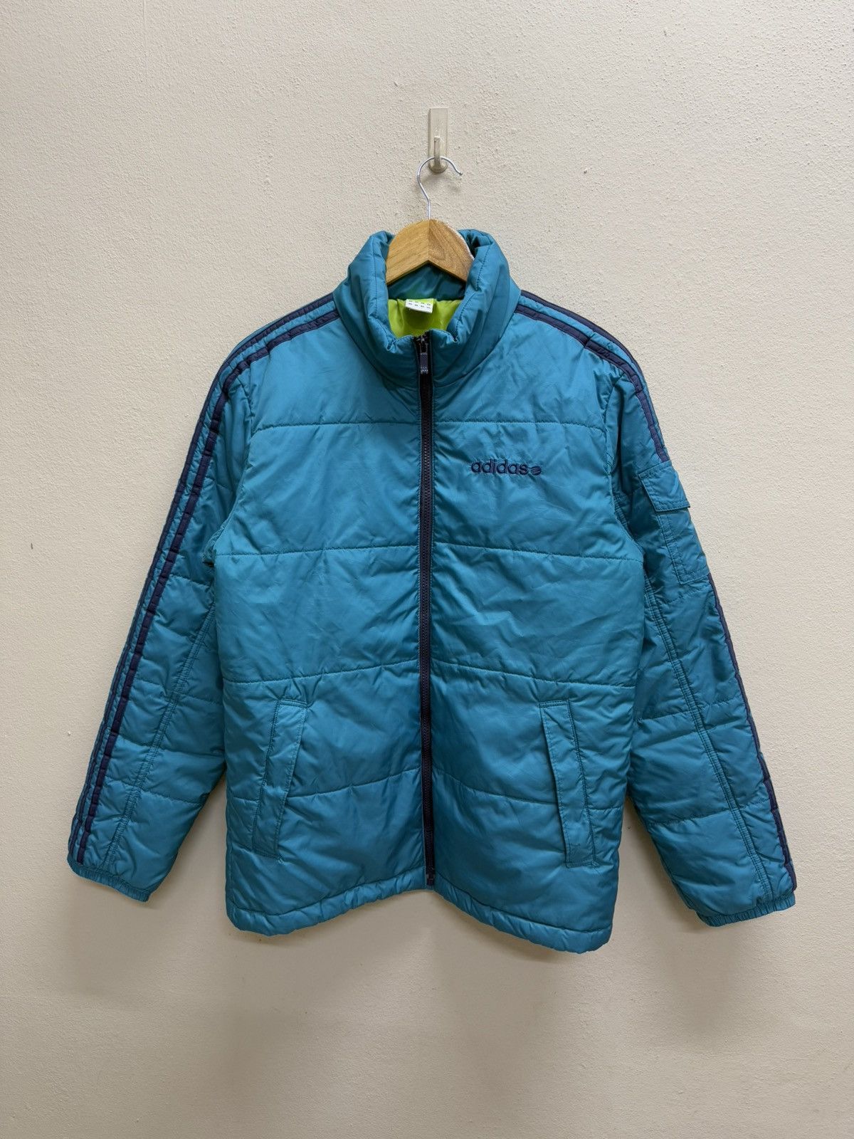 Adidas Vintage Y2K Adidas Puffer Down Jacket Size US M / EU 48-50 / 2 - 16 Thumbnail