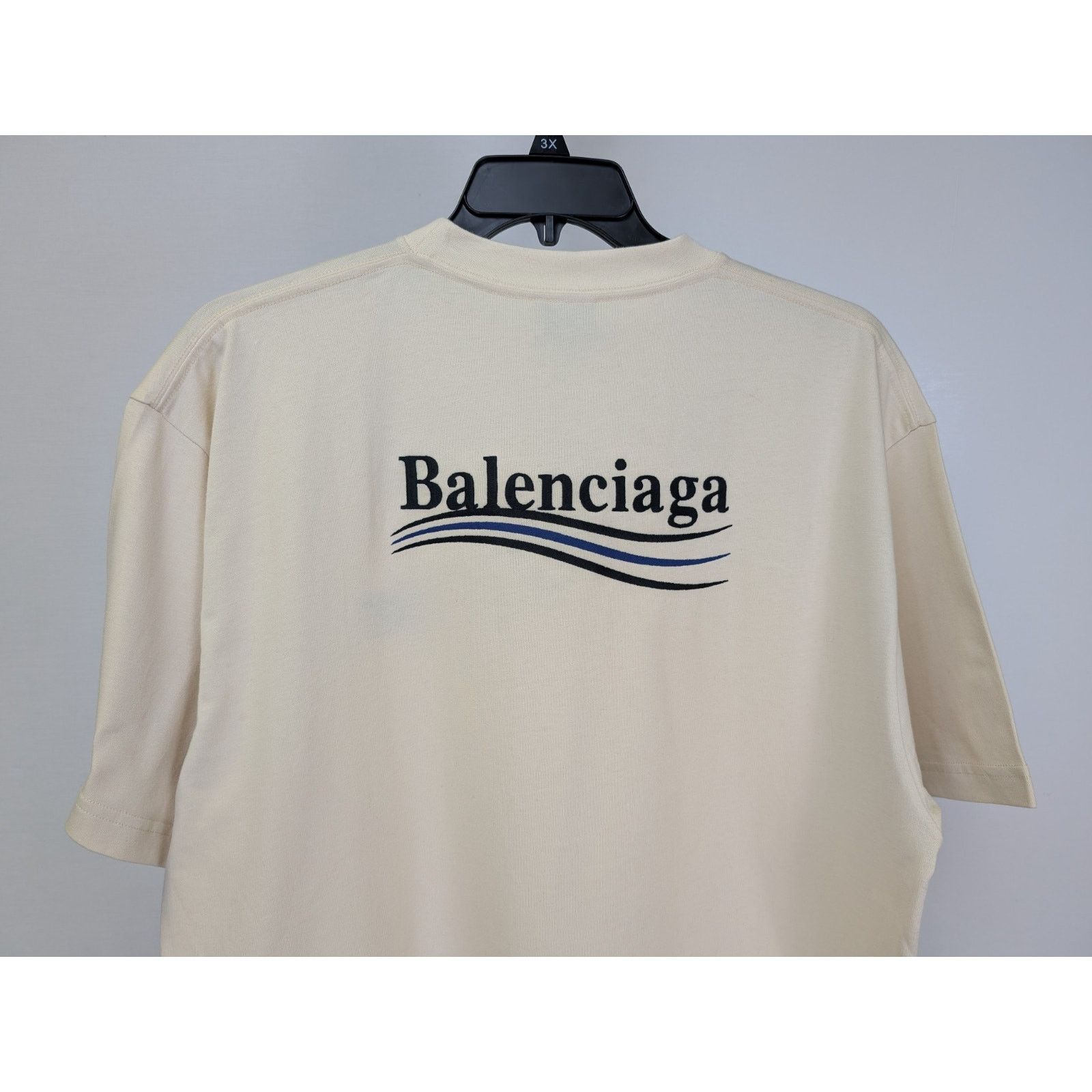 Balenciaga o1rshd1 Embro Pol Campgn Vintage Jersey T-Shirt Mix Metal Size US S / EU 44-46 / 1 - 7 Thumbnail