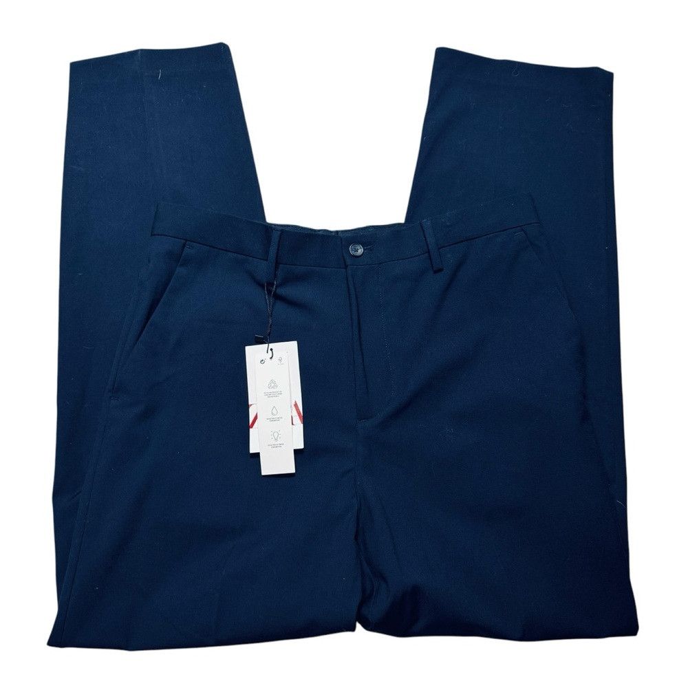 Zara NWT New Zara Stretch Navy Pants Size 31 Size US 31 - 4 Thumbnail