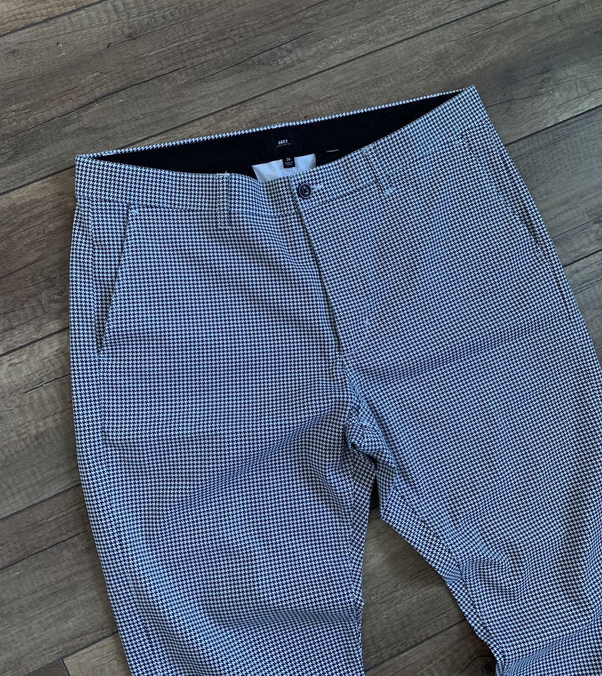 Obey Obey Graphic Chino Pants Trousers Goose Foot Pattern Size US 36 / EU 52 - 4 Thumbnail