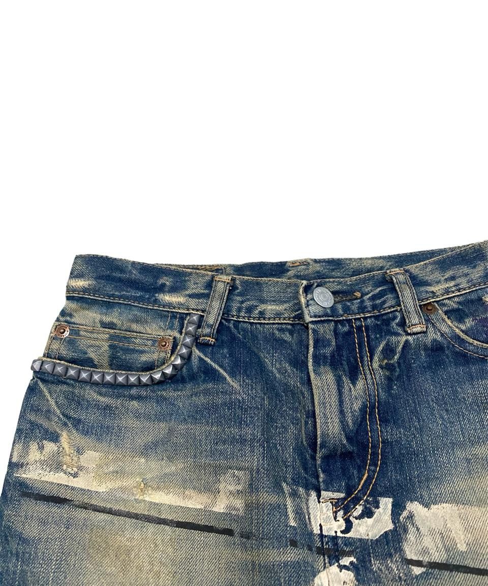 Hysteric Glamour Vintage Hysteric Glamour Studed Denim Skirt Size 26" / US 2 / IT 38 - 3 Thumbnail