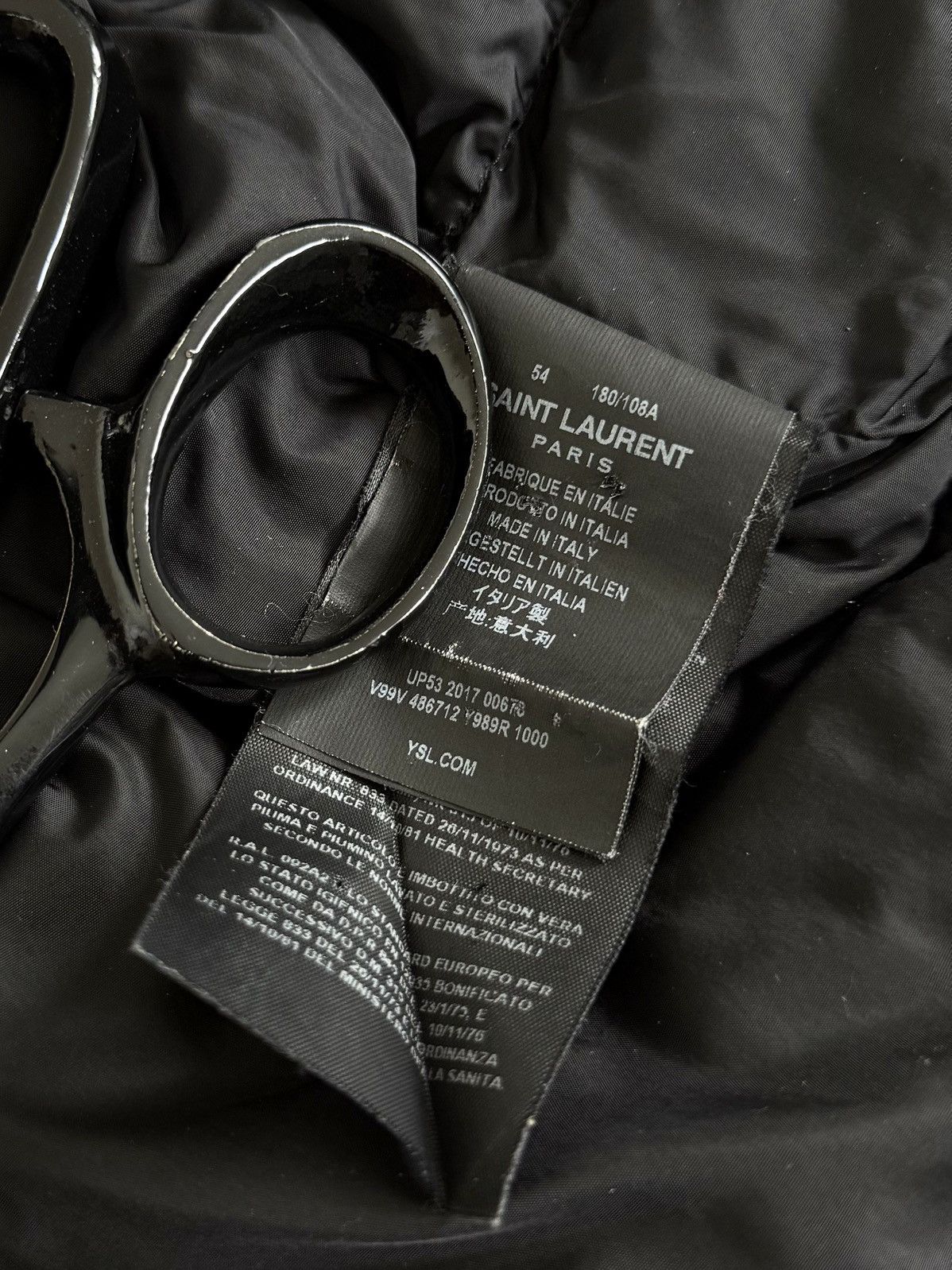 Saint Laurent Paris SAINT LAURENT FW17 “BAD LIEUTENANT” QUILTED DOWN JACKET Size US M / EU 48-50 / 2 - 5 Thumbnail