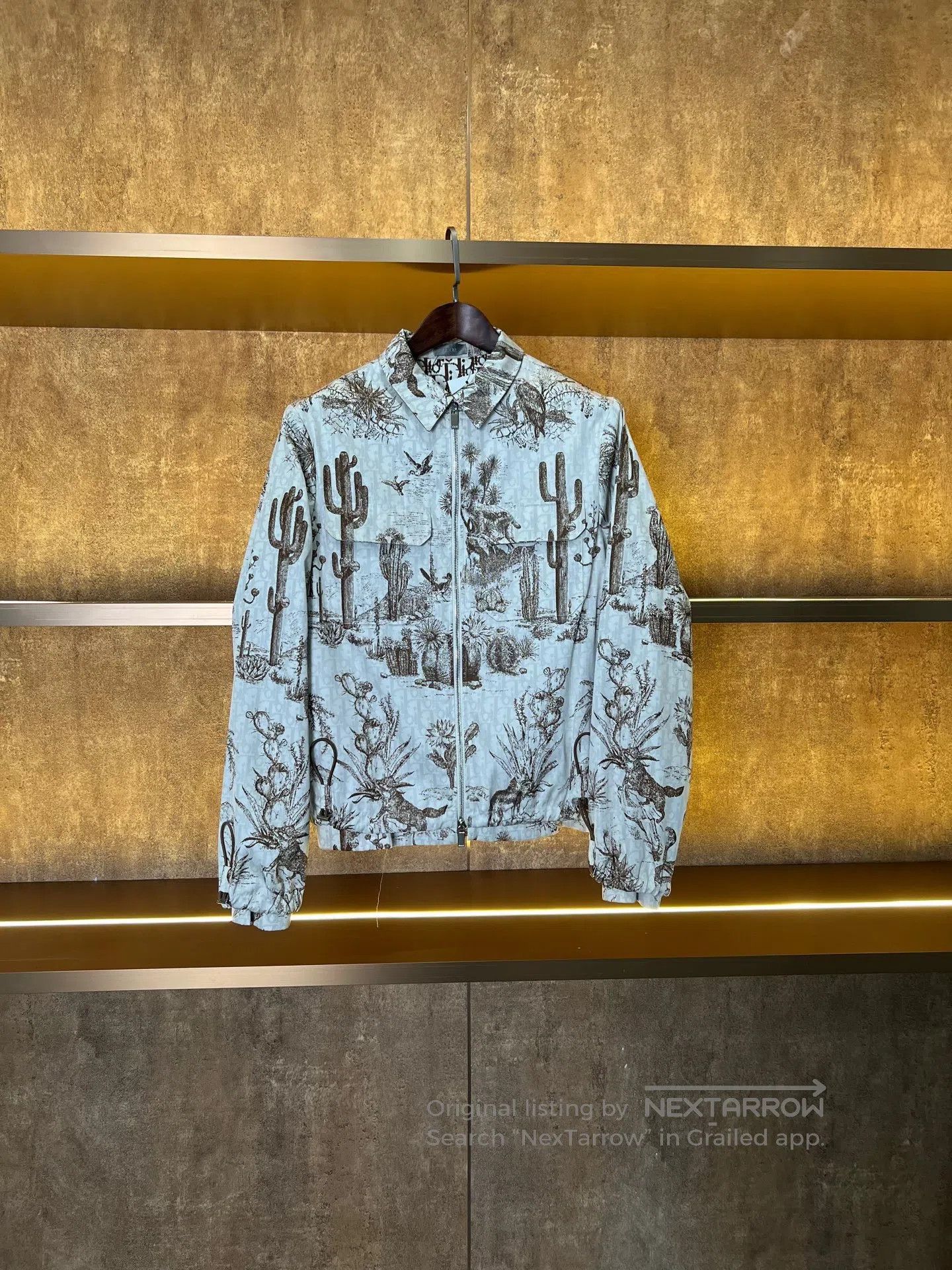 Dior Dior Floral Full-Lining Print Zip-Up Jacket| Size US M / EU 48-50 / 2 - 1 Thumbnail
