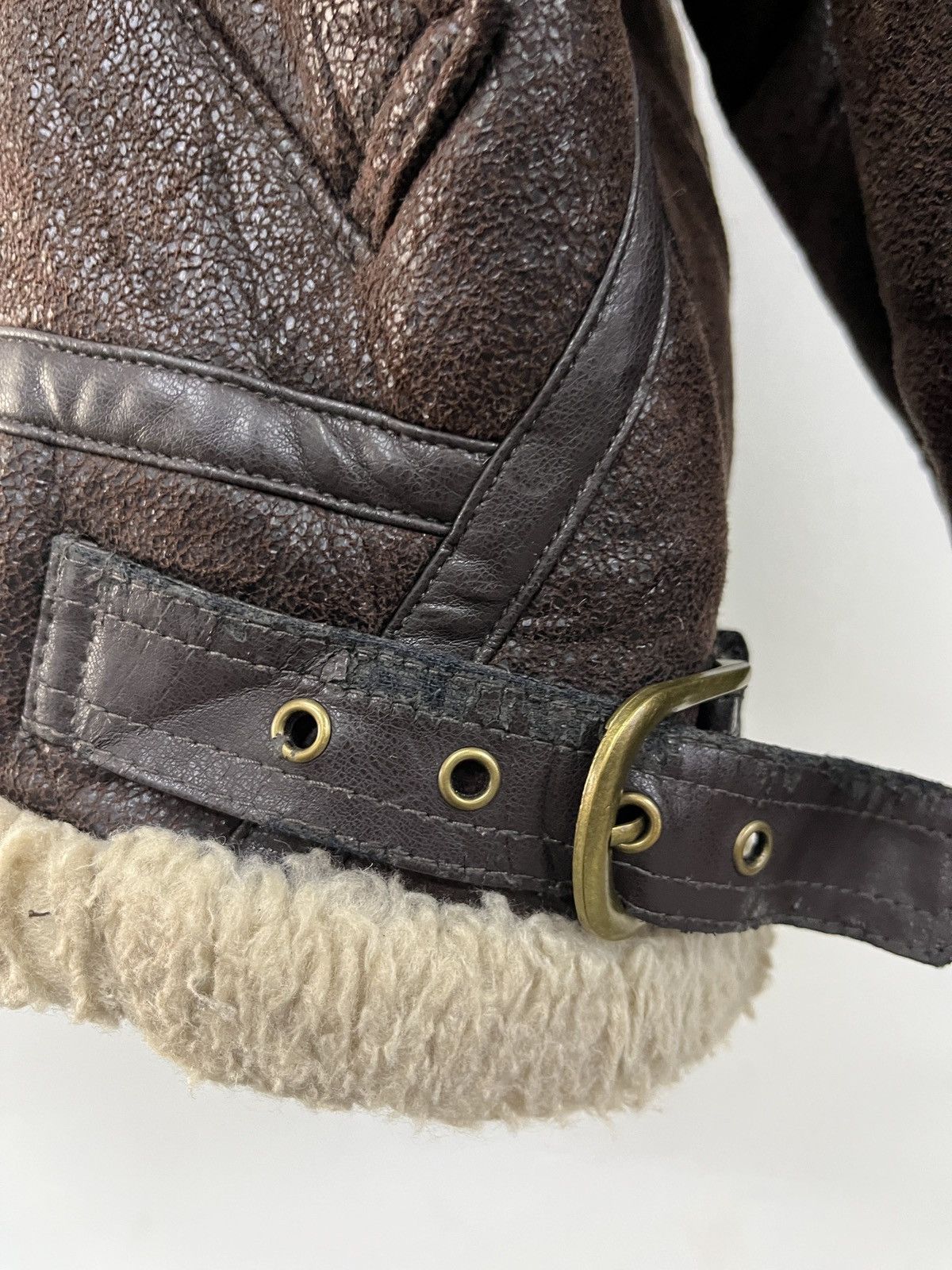 Buzz Rickson's Vintage B3 Shearling Military Faux Leather Jacket Size US M / EU 48-50 / 2 - 7 Thumbnail