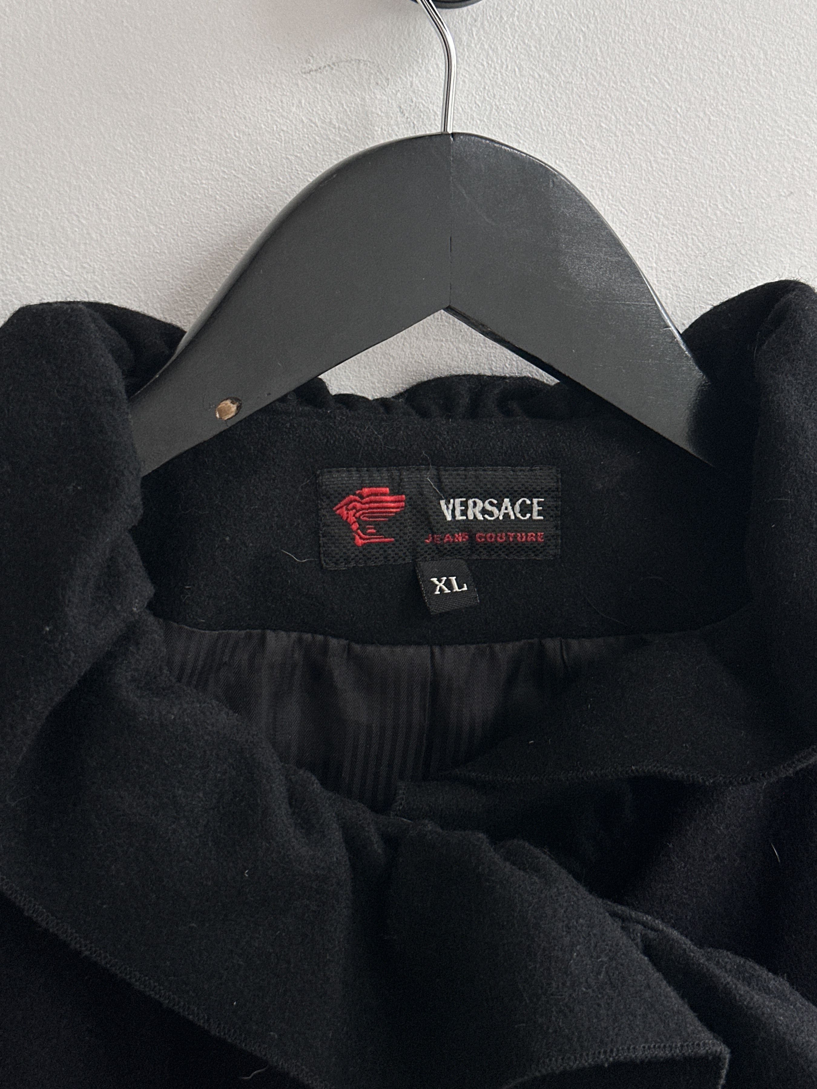 Versace Vintage Versace Jeans Couture Wool Coat Jacket Size M / US 6-8 / IT 42-44 - 7 Thumbnail