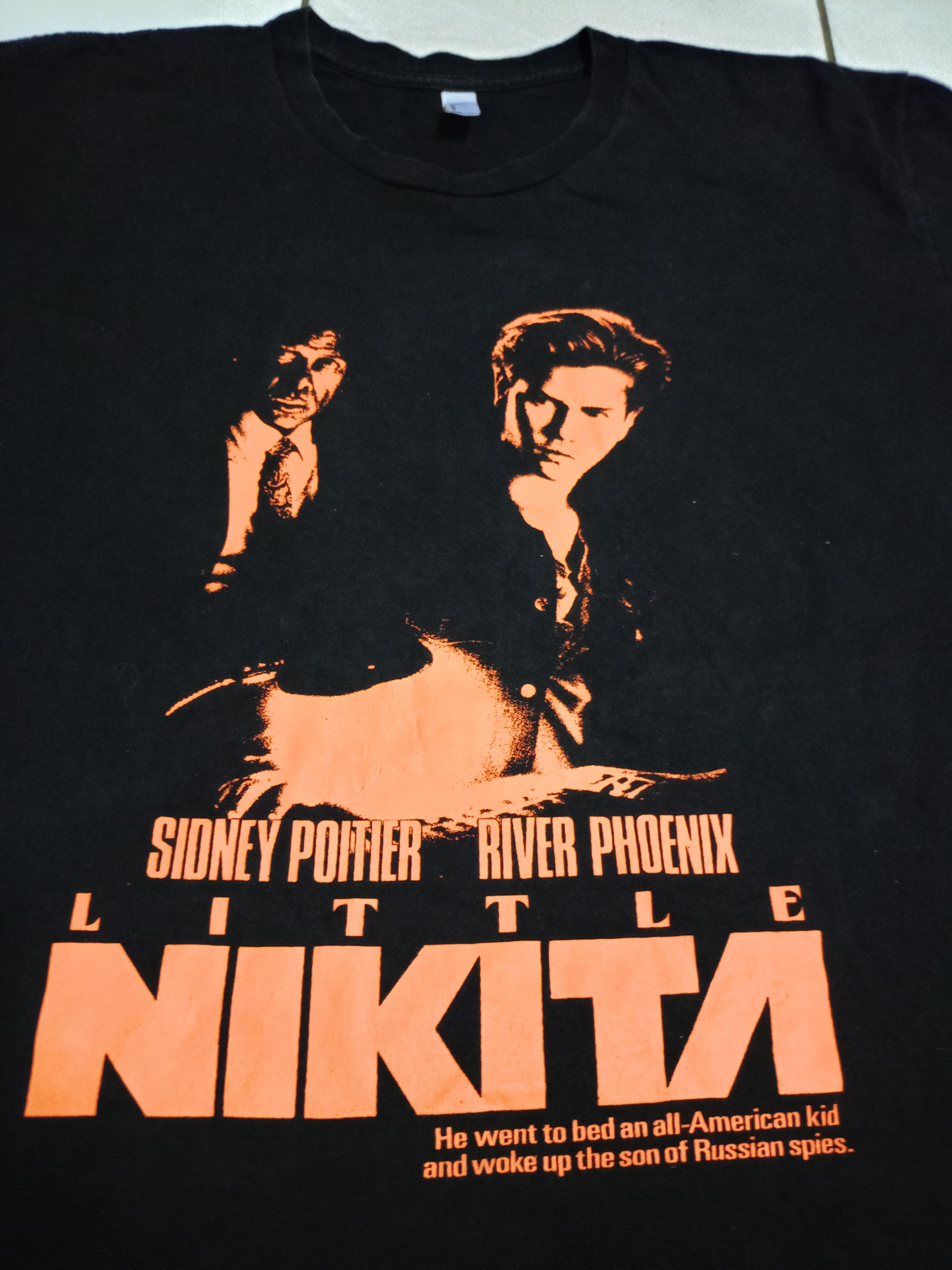 Vintage Rare little nikita movie t shirt/river Phoenix Size US XL / EU 56 / 4 - 2 Thumbnail