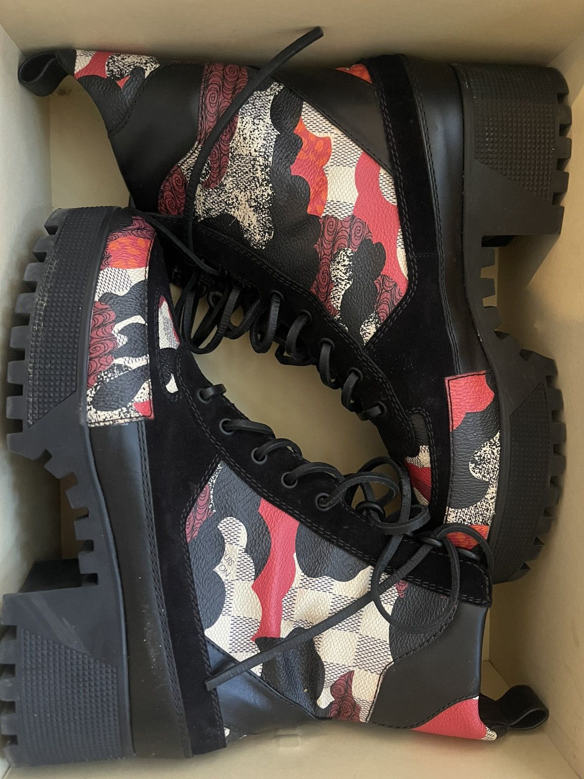 Louis Vuitton Louis Vuitton Laureate Overcloud Boots Size US 11 / IT 41 - 1 Thumbnail