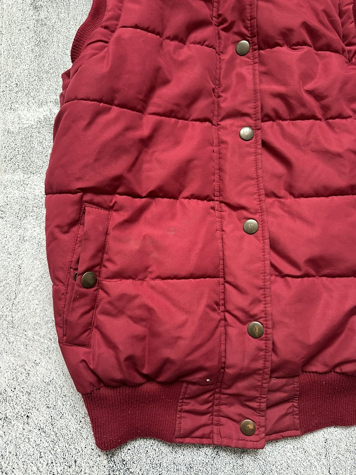 Japanese Brand Faux Fur Vest Y2K Style Women's Red Pockets Size M / US 6-8 / IT 42-44 - 7 Thumbnail