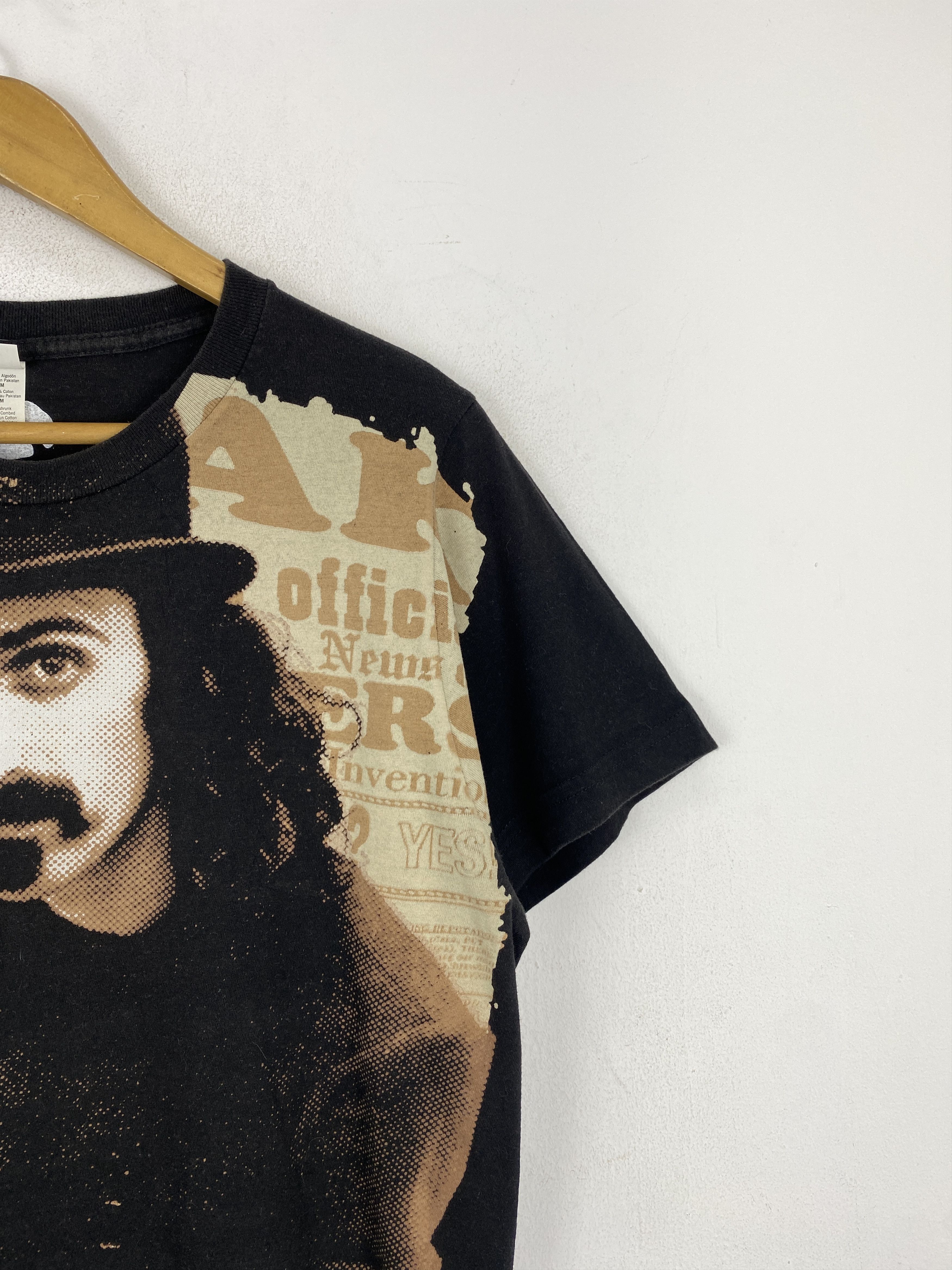Band Tees × Vintage Vintage Frank Zappa All Over Print Tee TA0582 Size US M / EU 48-50 / 2 - 10 Thumbnail