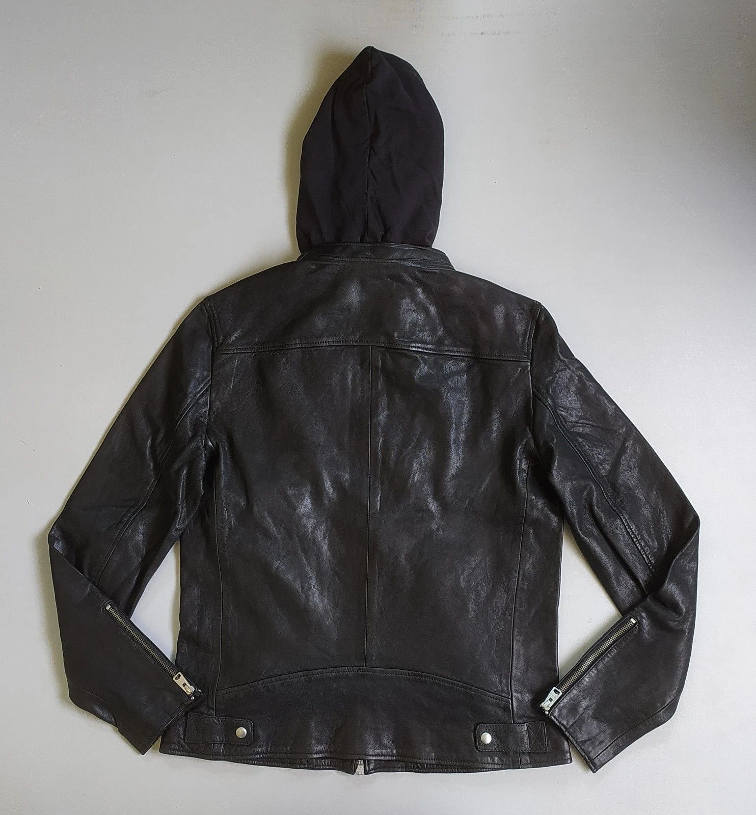 Allsaints Allsaints HARWOOD-Leather jacket Free Shipping FTP/9002 Size US L / EU 52-54 / 3 - 4 Thumbnail