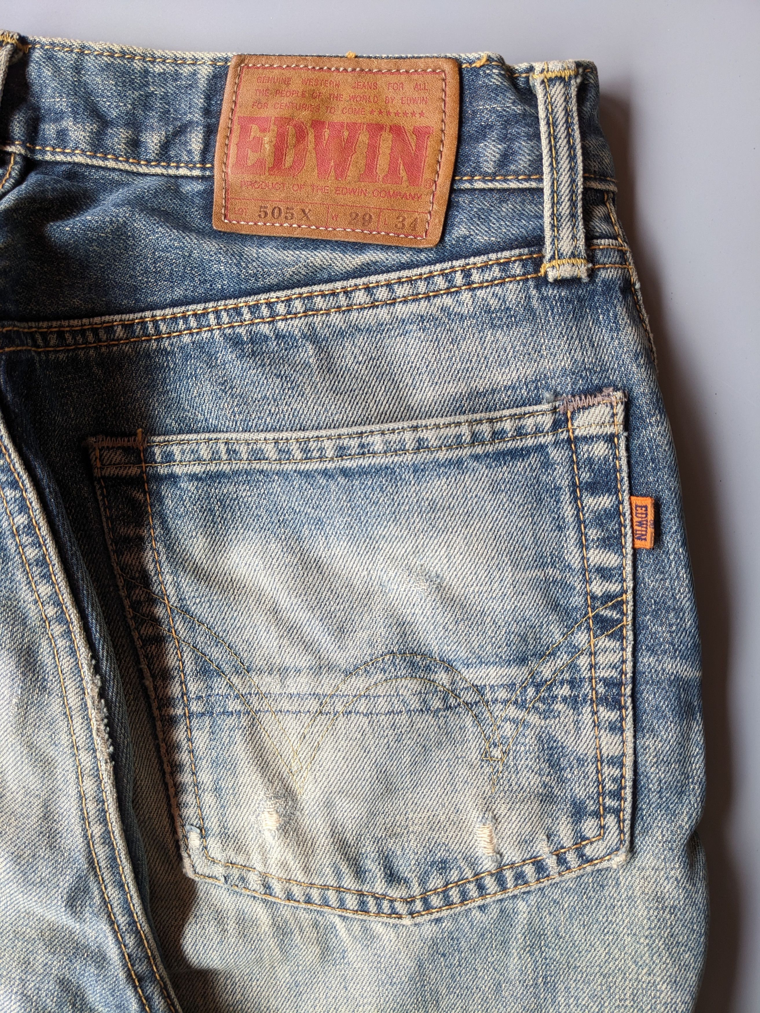 Edwin Vintage EDWIN Lot 4505 selvedge jeans Size US 29 - 7 Thumbnail