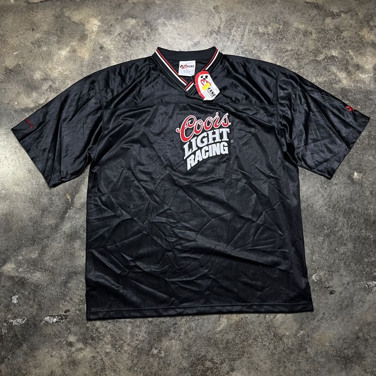 Chase Authentics vintage deadstock coors light nascar racing baggy jersey Size US XL / EU 56 / 4 - 3 Thumbnail