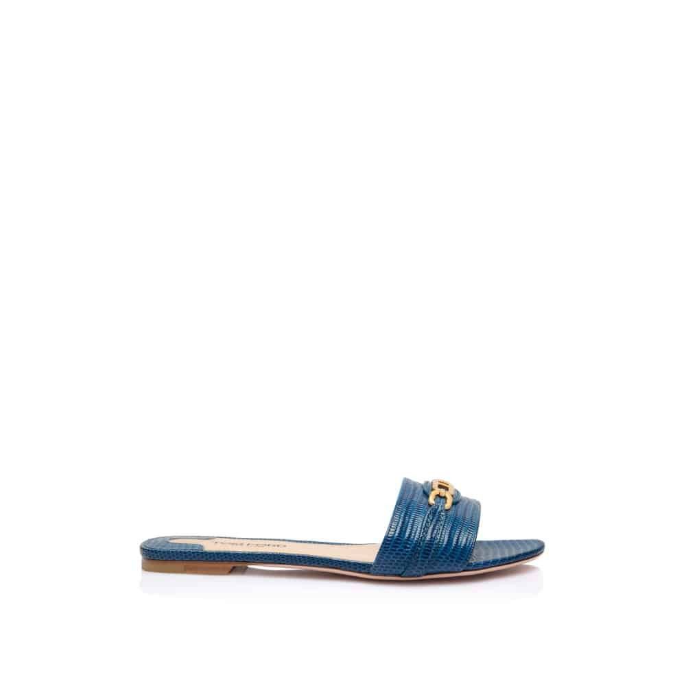 o1loc1c1025 W3526 Snake Effect Slides in Blue