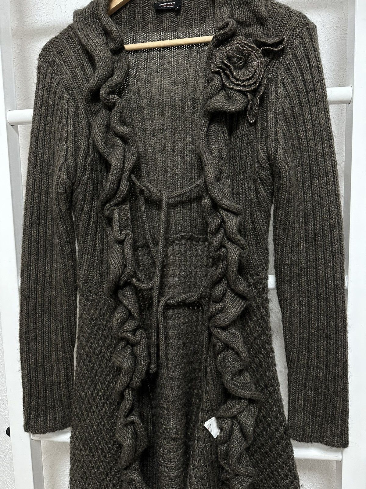 Miss Sixty Miss Sixty Women’s Knit Cardigan Size L Y2K Avant Garde Size L / US 10 / IT 46 - 4 Thumbnail