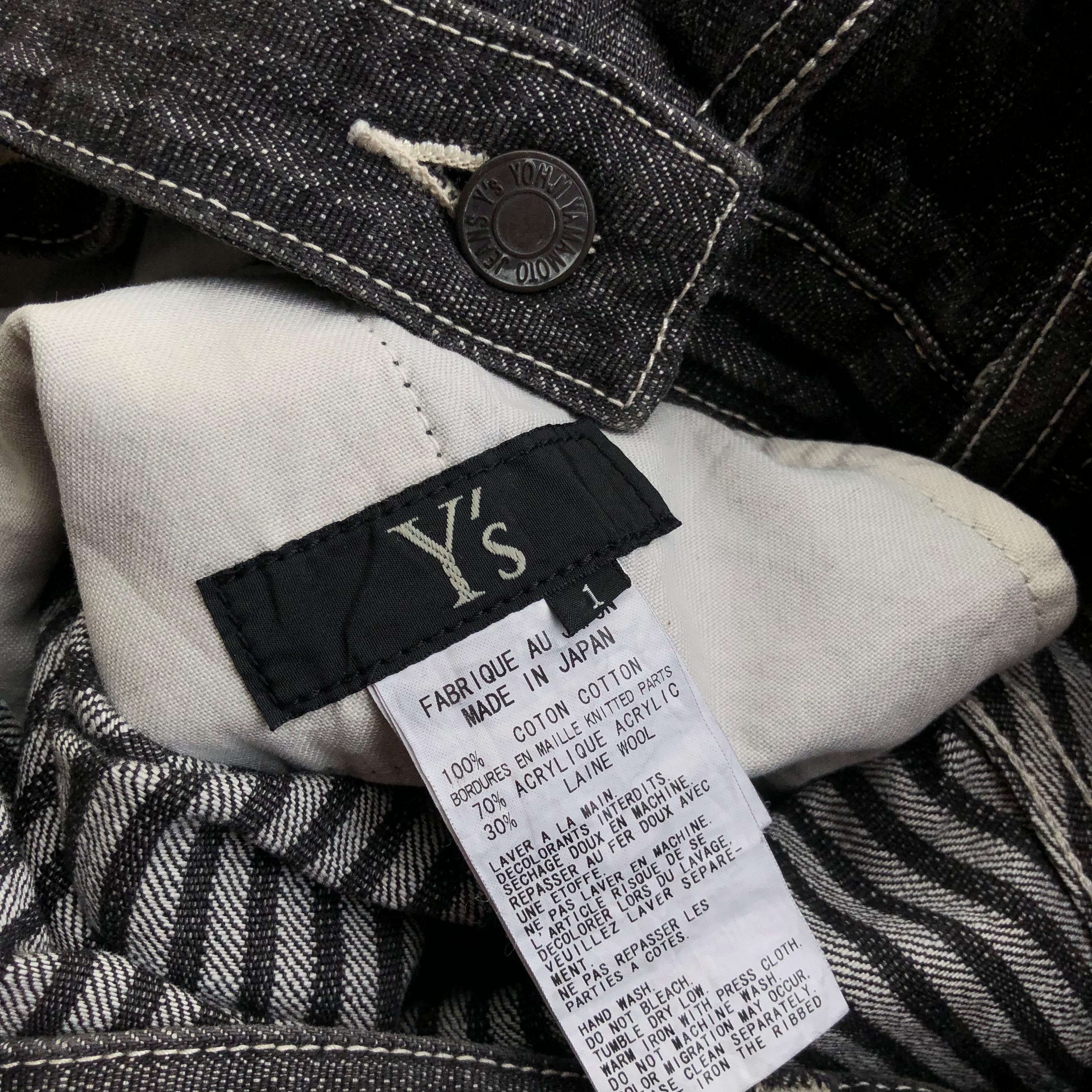 Y's for Men × Yohji Yamamoto AW2004 Yohji Yamamoto Double Layered Jeans Size US 30 / EU 46 - 2 Thumbnail
