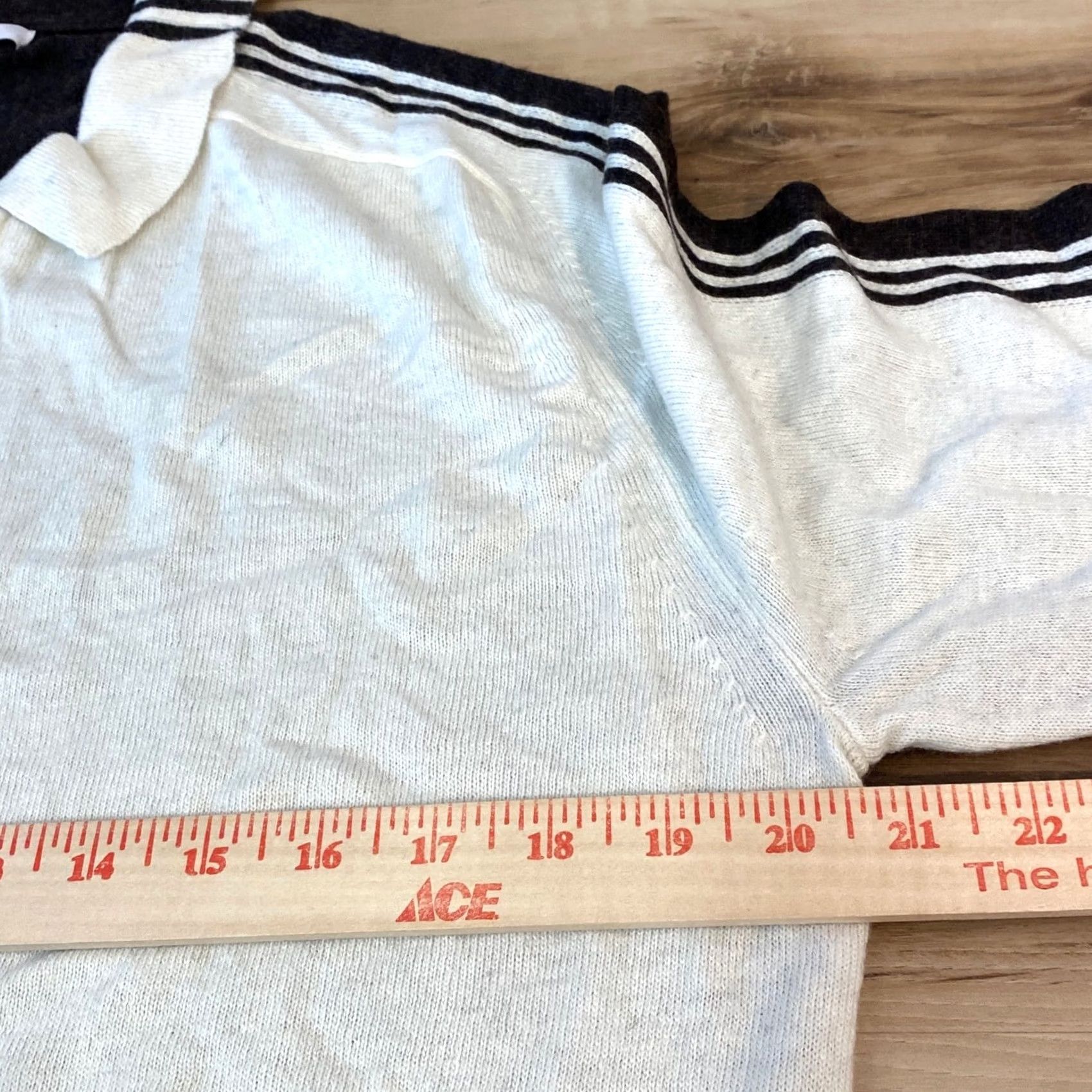 Reiss Reiss Silverthorn Intarsia Knit Quarter Zip Polo Sweater Medium Chocolate Cream Size US M / EU 48-50 / 2 - 6 Thumbnail