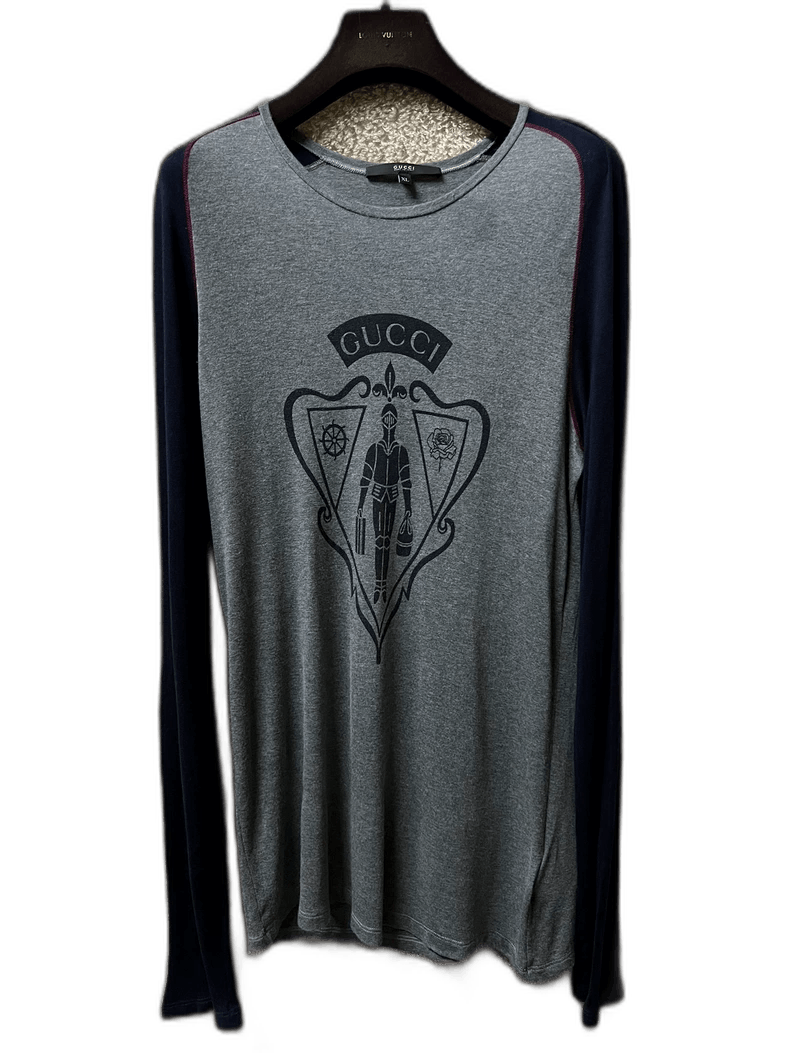 Gucci Gucci Men's Long Sleeve Graphic T-Shirt Size US XL / EU 56 / 4 - 1 Thumbnail