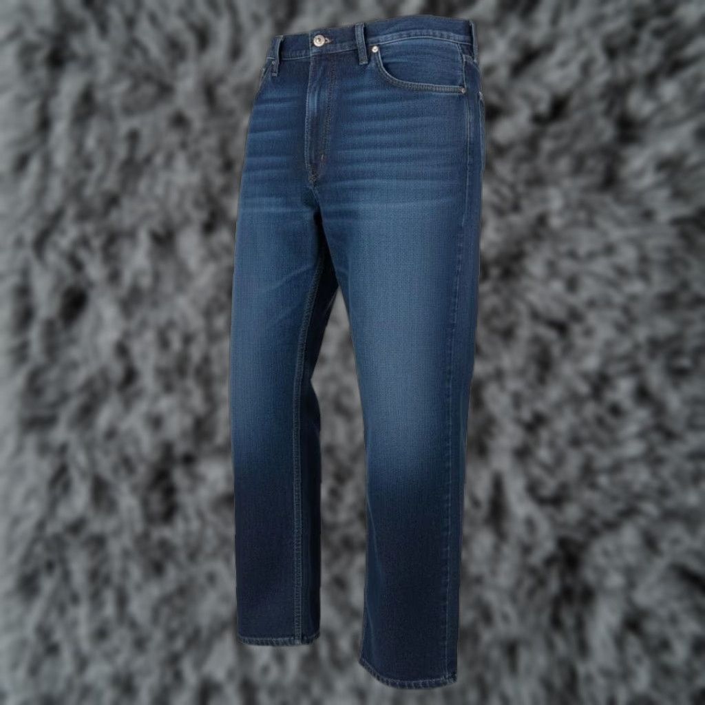 Polo Ralph Lauren Polo Ralph Lauren Jeans Mens 40x25 Dark Wash Straight Denim Zip Fly 5-Pocket Logo Embroidered Leather Patch Size US L / EU 52-54 / 3 - 1 Thumbnail