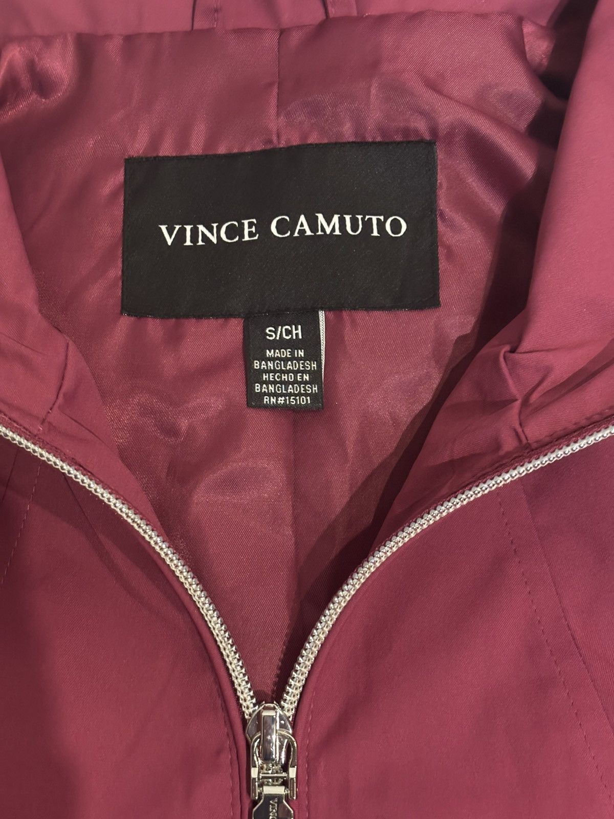 Vince Camuto Pink windbreaker hood Jacket.wj5077 Size S / US 4 / IT 40 - 8 Thumbnail