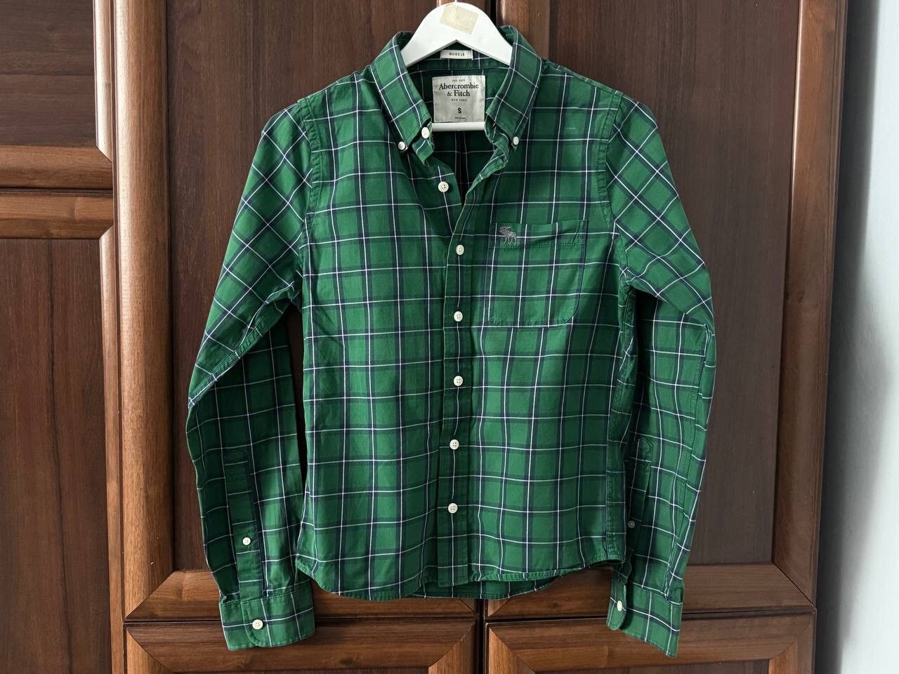 Abercrombie & Fitch × If Six Was Nine × Vintage Vintage Abercrombie&Fitch Shirts Button Up Big Logo Y2K Rare Size US S / EU 44-46 / 1 - 1 Thumbnail
