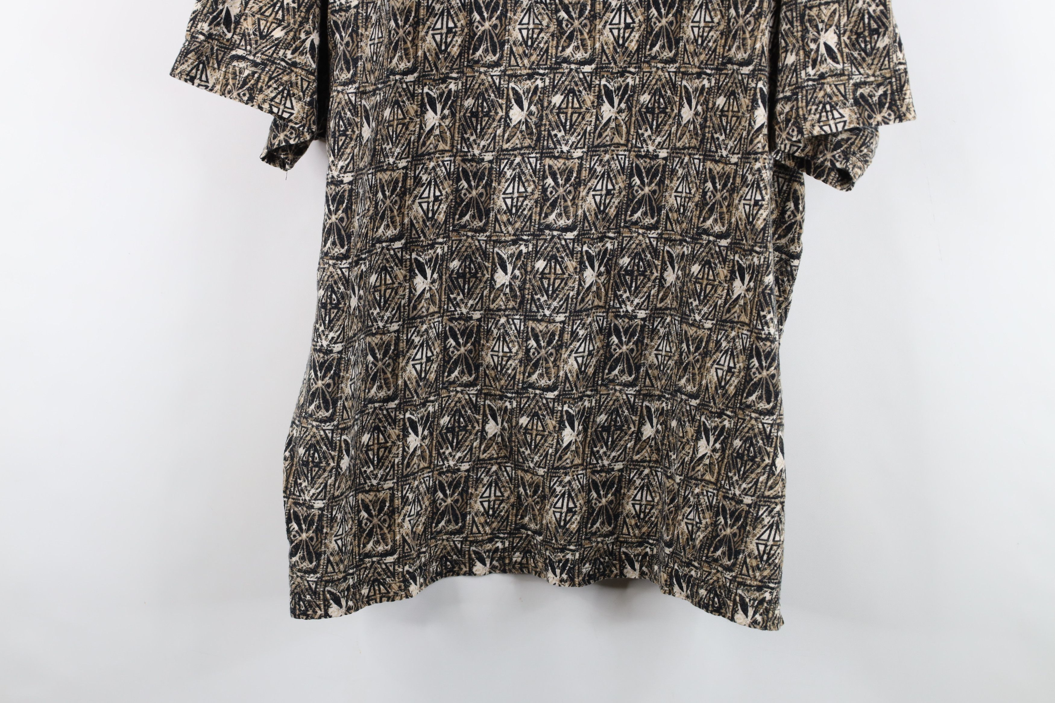 Vintage Vintage 90s Streetwear Abstract Geometric Golf Polo Shirt Size US XXL / EU 58 / 5 - 3 Thumbnail