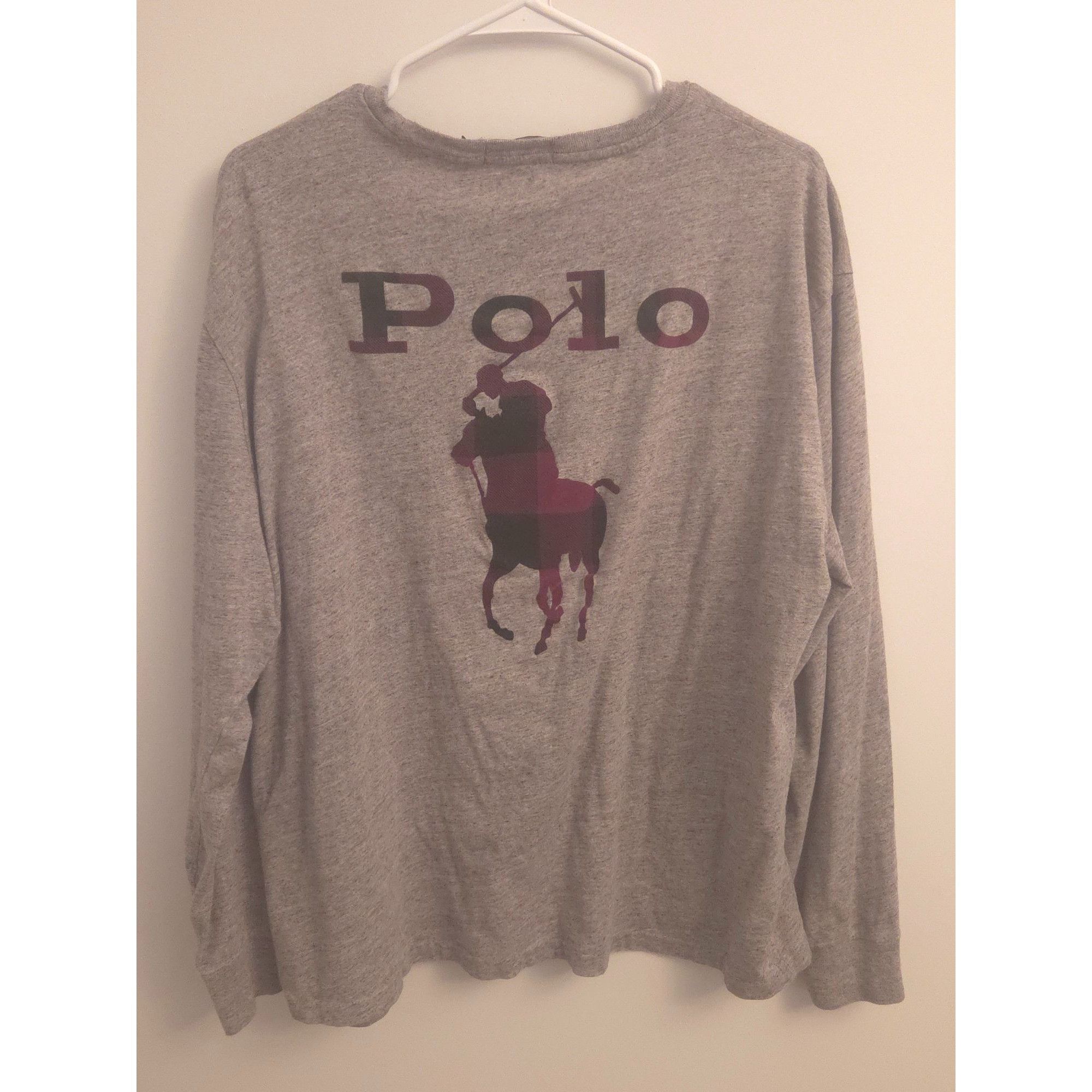 Polo Ralph Lauren Men’s Polo Ralph Lauren Grey Crewneck Sweater – Modern Fit Size US L / EU 52-54 / 3 - 4 Thumbnail