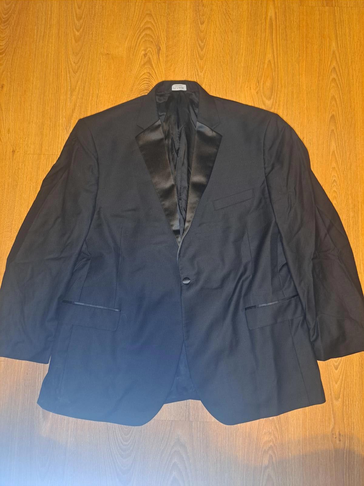 Jos. A. Bank Jos A Bank Tuxedo Jacket Separate Mens 50L Black 100% Wool Size 50L - 9 Thumbnail