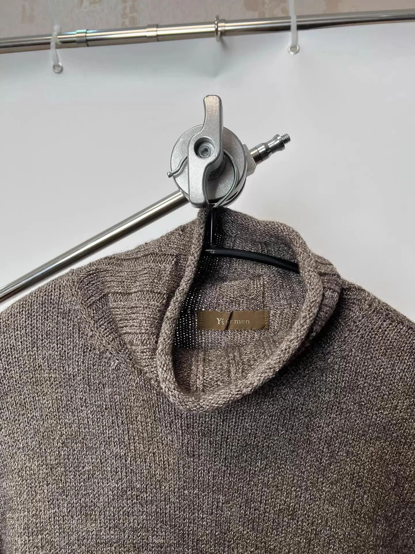 Yohji Yamamoto Multi Turtleneck Sweater with Front Pockets. Size US L / EU 52-54 / 3 - 3 Thumbnail