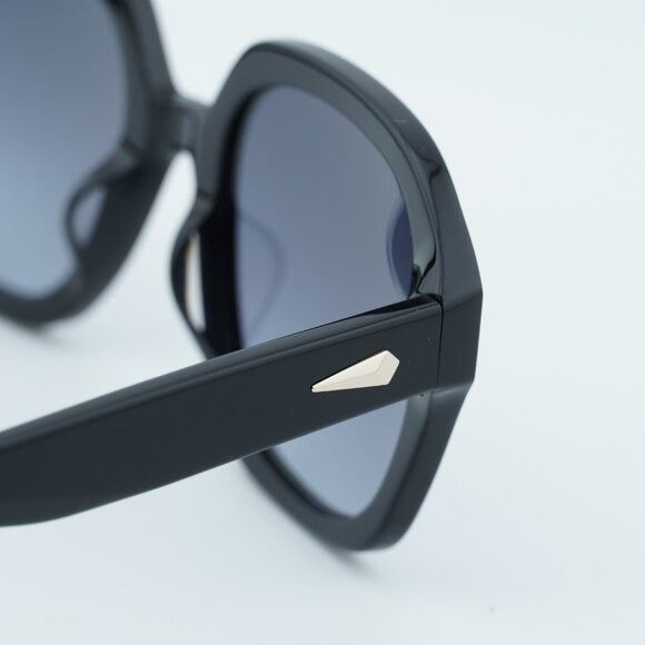 Rag & Bone Rag & Bone RNB1063/S 0807 9O Sunglasses Black Square Frame Size ONE SIZE - 5 Thumbnail