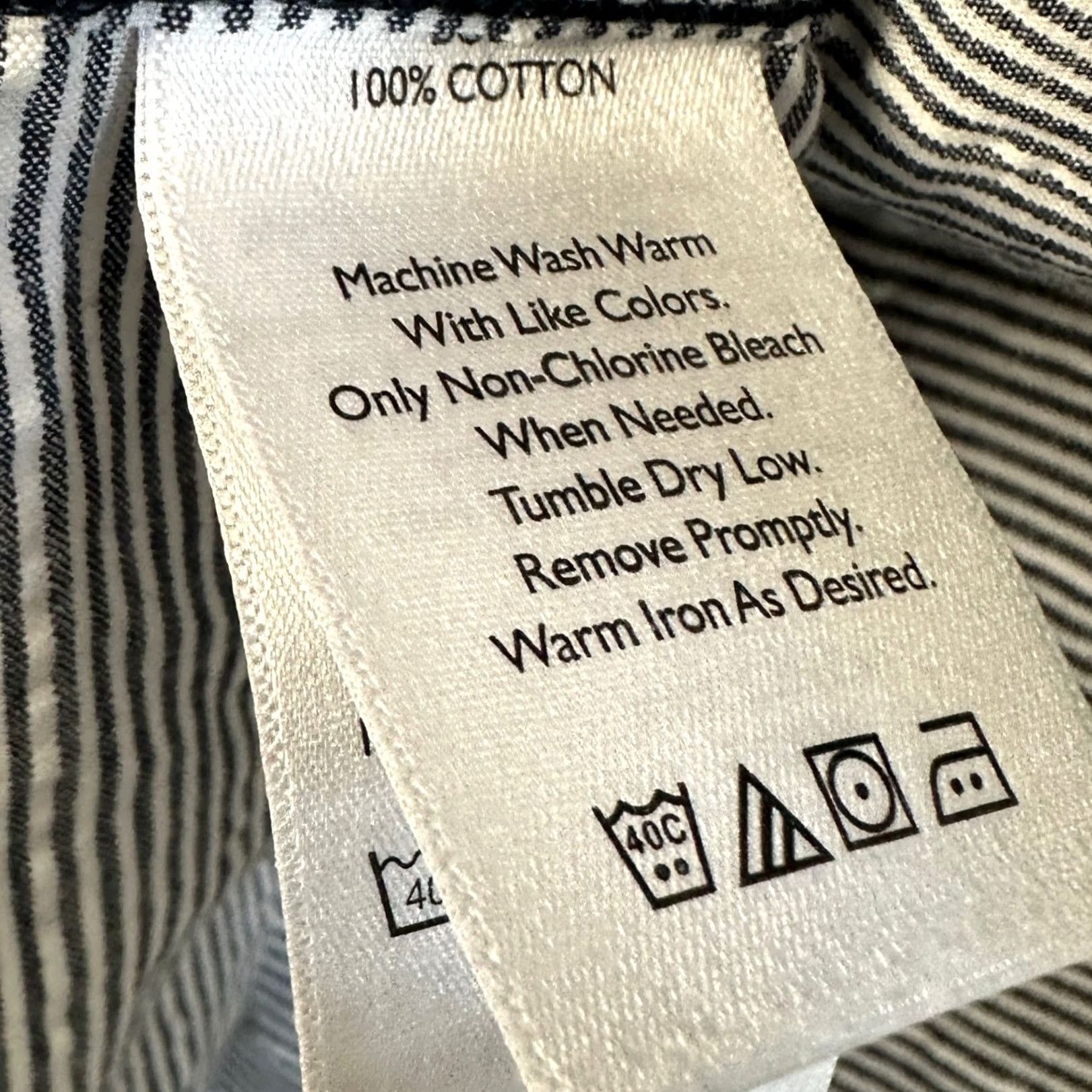 Eddie Bauer Eddie Bauer Shirt Men 2XL Blue White Classic Fit Button-Down Short Sleeve Stripe Button Front Pocket Casual Workwear Size US XXL / EU 58 / 5 - 6 Thumbnail