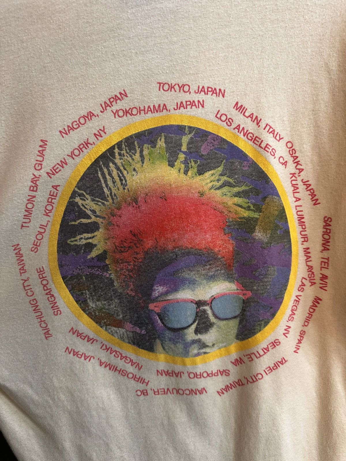 Stussy Stussy Psychedelic Tour LS T yellow Size US M / EU 48-50 / 2 - 4 Thumbnail