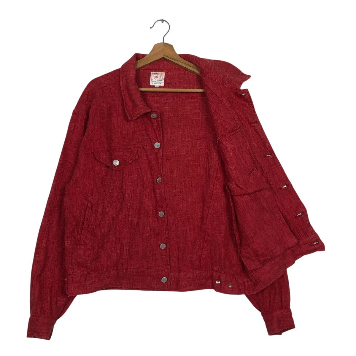 Japanese Brand 🔥VINTAGE CHORE WORK BIKER JACKET DOG FIGHT ISSEY MIYAKE Size US M / EU 48-50 / 2 - 14 Thumbnail