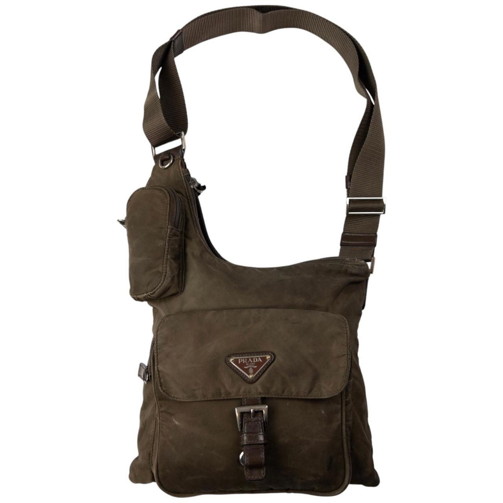 Prada Vintage Prada Cargo Crossbody Bag Size ONE SIZE - 2 Thumbnail