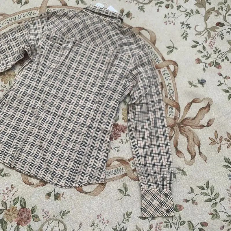 Burberry Burberry Beige Cotton Women's Shirt. Size M / US 6-8 / IT 42-44 - 4 Thumbnail