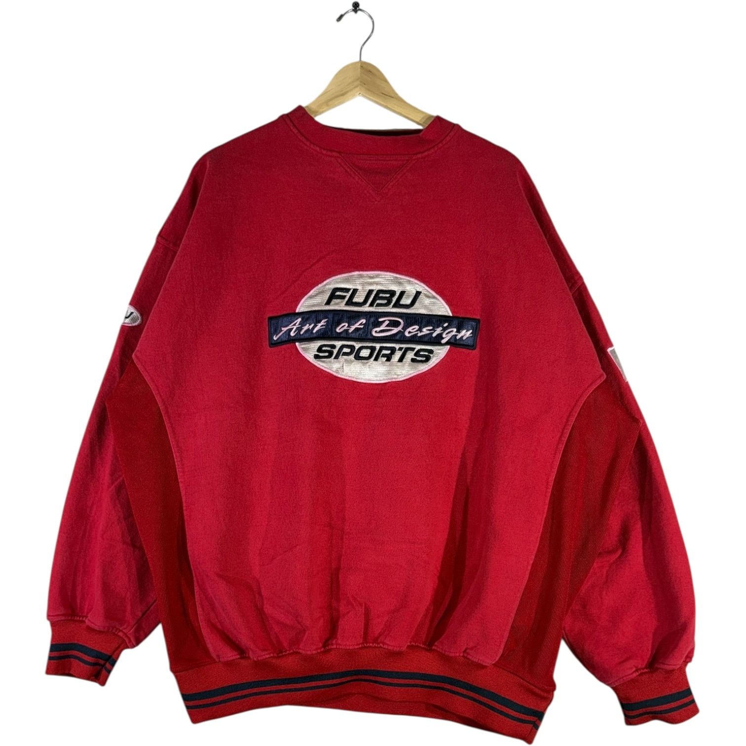 Vintage FUBU Art of Design Sports Streetwear Crewneck XXL