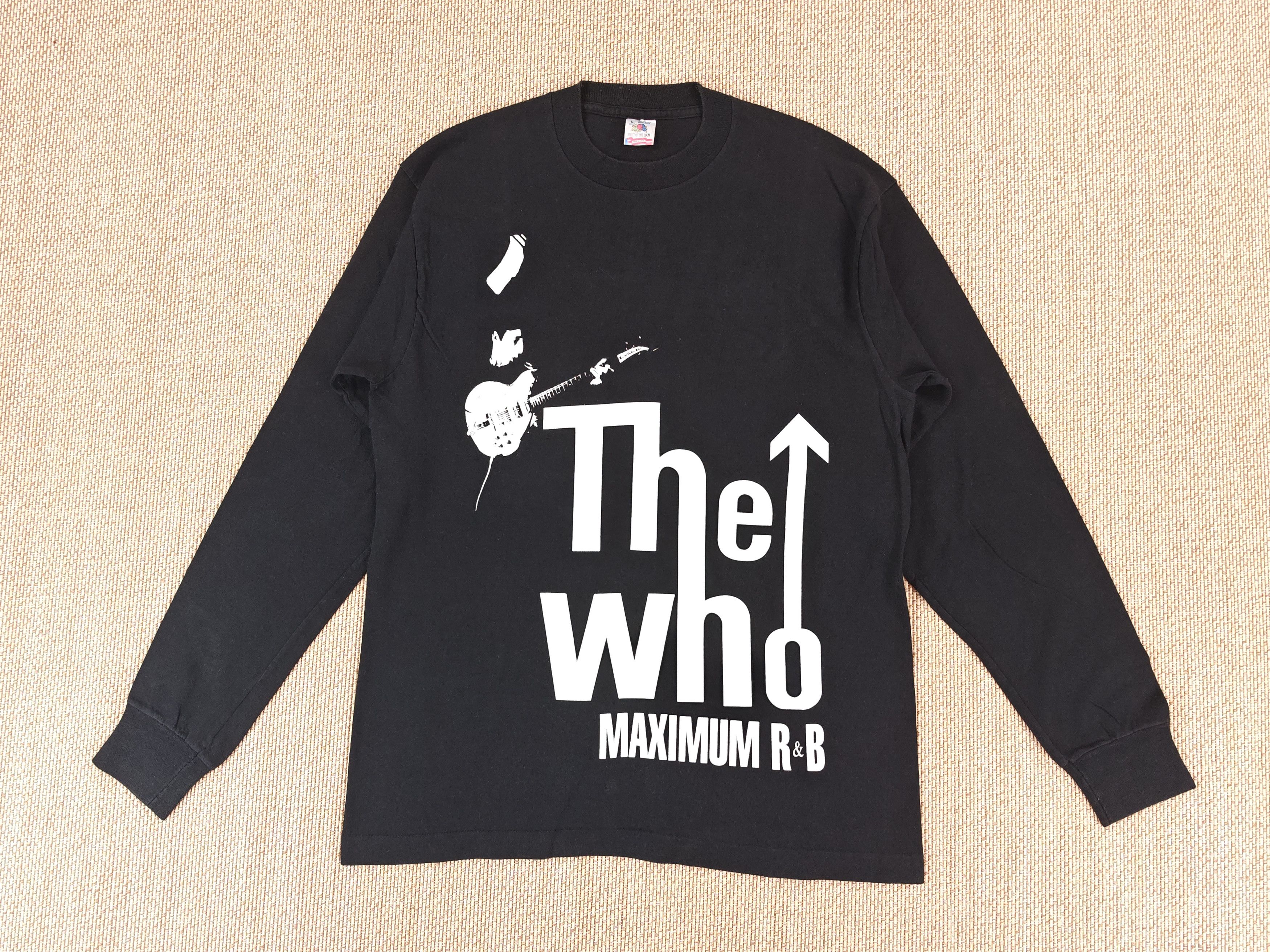 Vintage Vintage 1990s The Who Maximum RnB Long Sleeve Tee Size US L / EU 52-54 / 3 - 1 Thumbnail