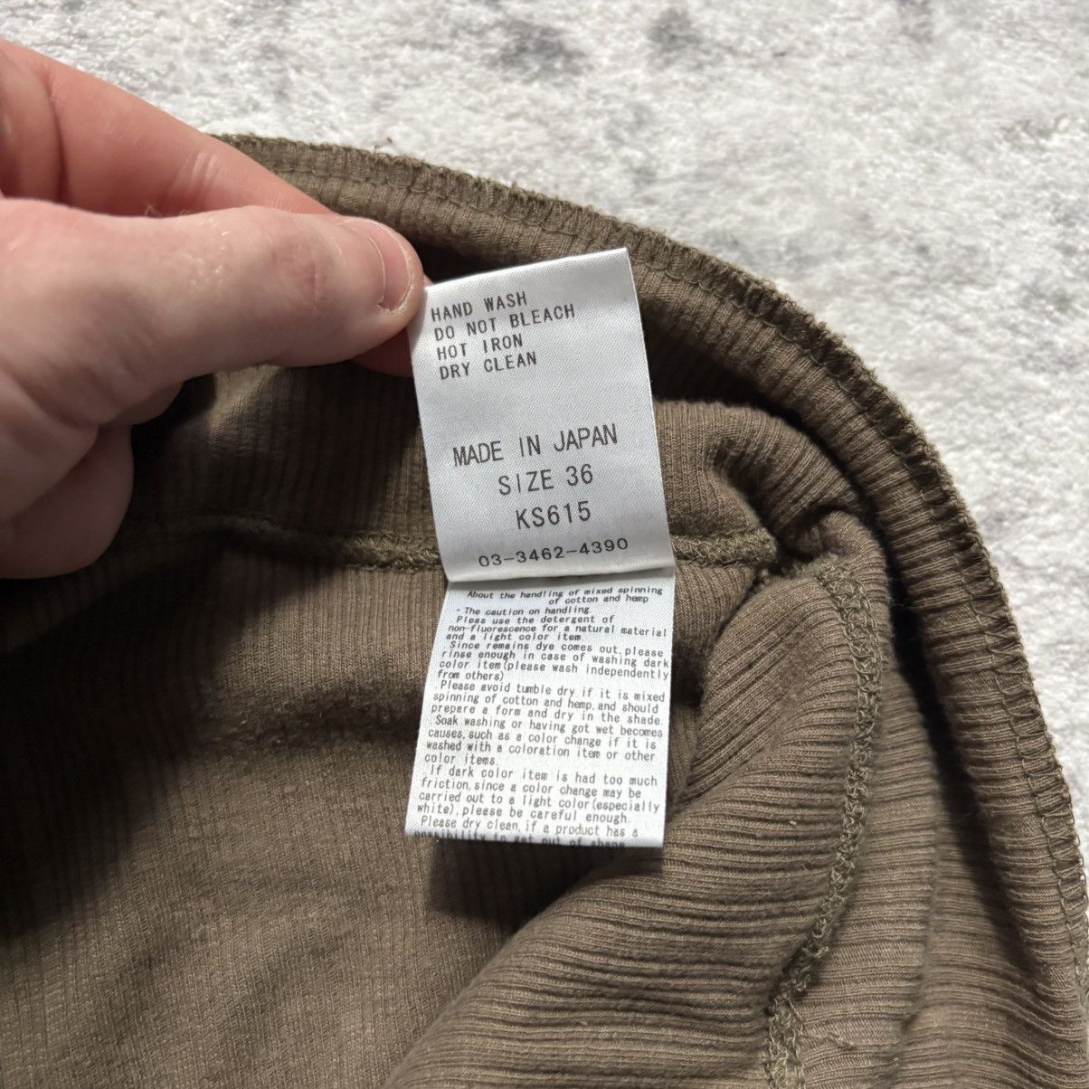 Share Spirit Homme Share Spirit Homme Ribbed Cotton Military Flared Sweatpants Size US 36 / EU 52 - 12 Thumbnail