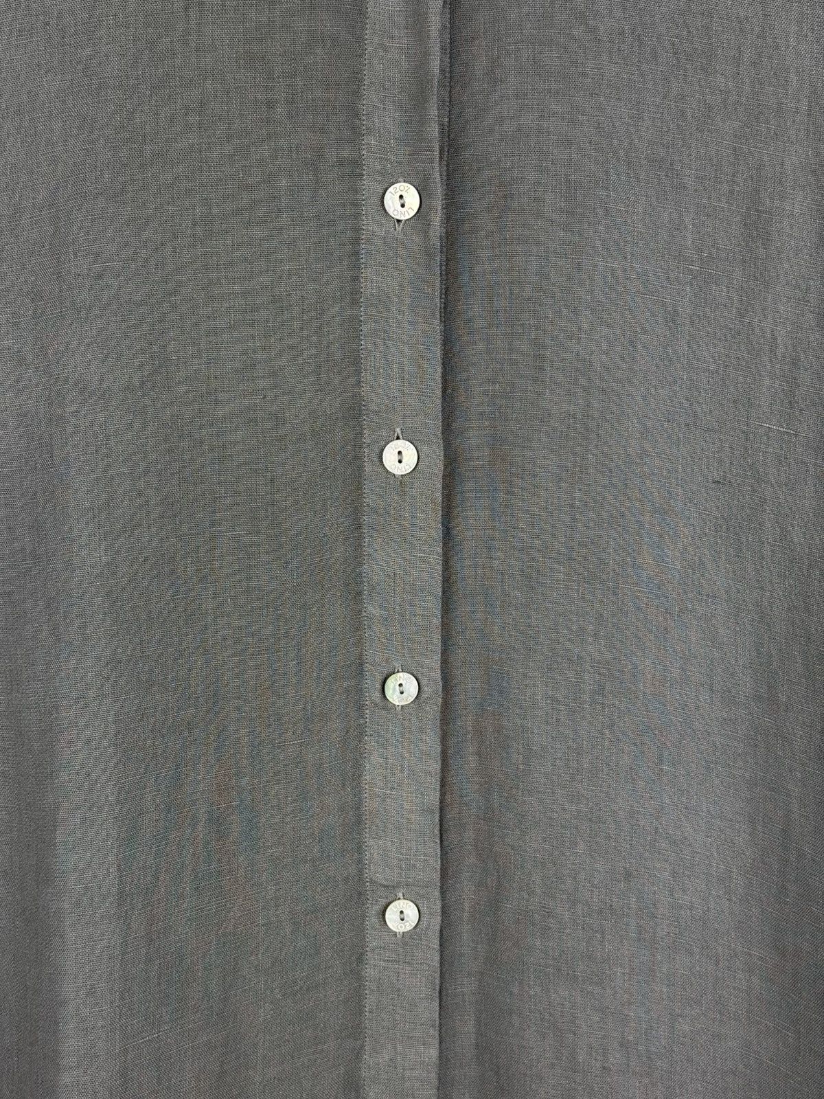 120% Lino 120% Lino Long Sleeve Linen Button Up Lagenlook Shirt Dress Size XL / US 12-14 / IT 48-50 - 8 Thumbnail