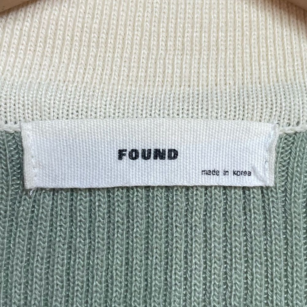 Other Found Olive Green Ribbed Collared Shirt Small Size S / US 4 / IT 40 - 3 Thumbnail