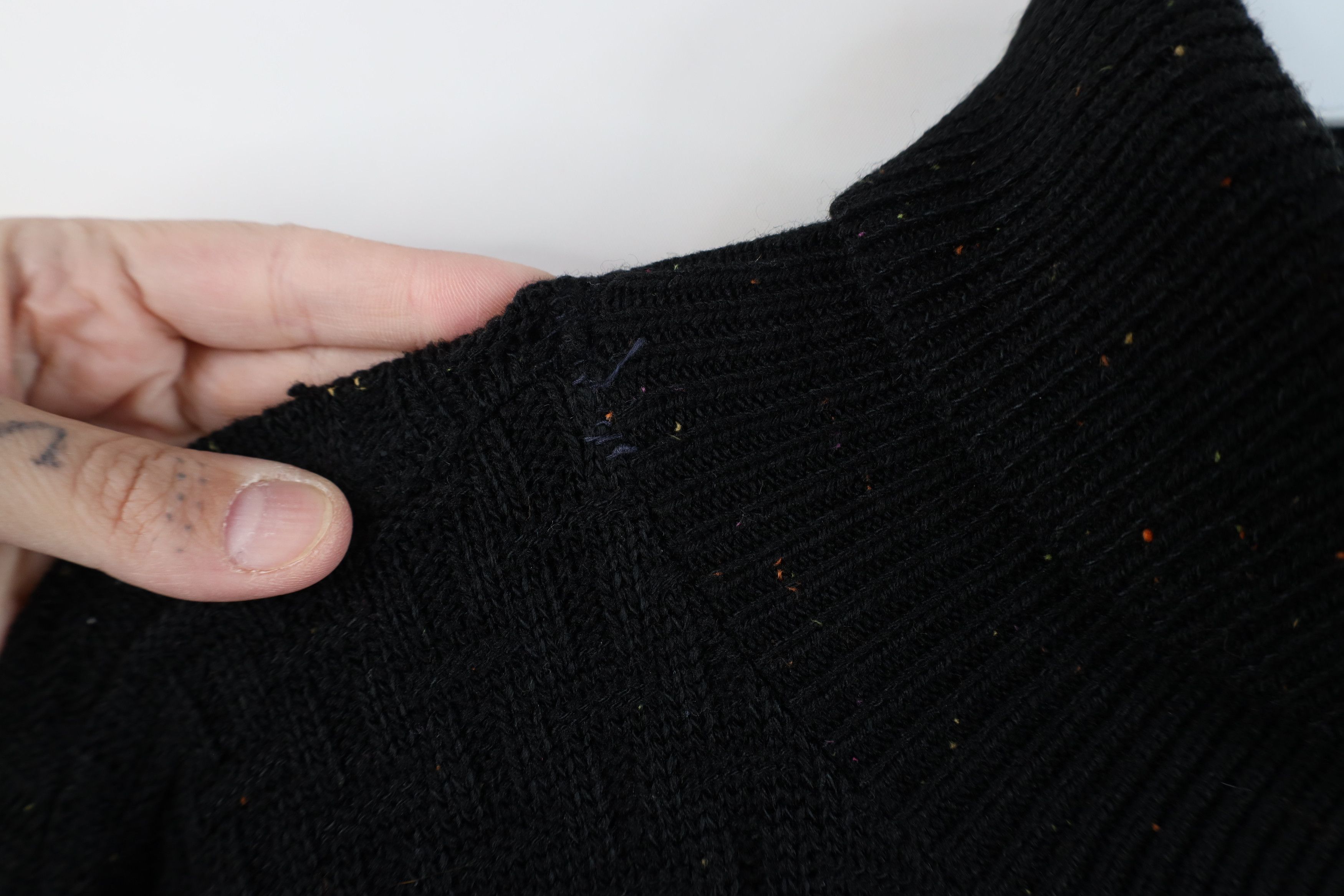 Vintage Vintage 90s Streetwear Fleck Knit Turtleneck Sweater USA Size US L / EU 52-54 / 3 - 7 Thumbnail
