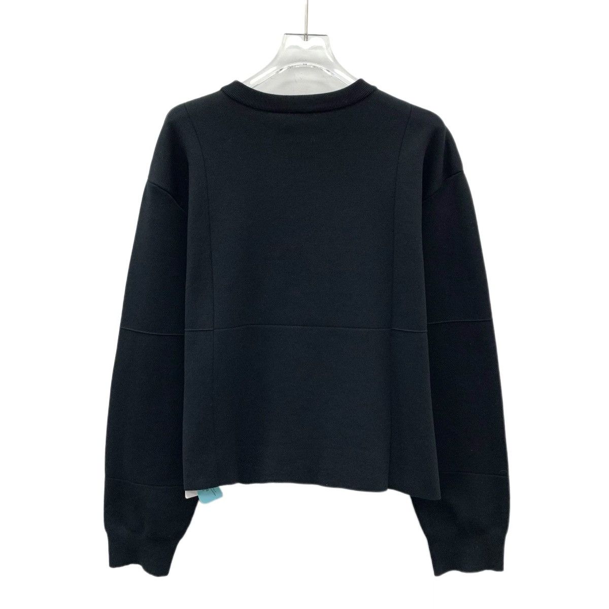 Balenciaga Balenciaga Black Cotton Long Sleeve Sweatshirt K26WX Size S / US 4 / IT 40 - 2 Thumbnail