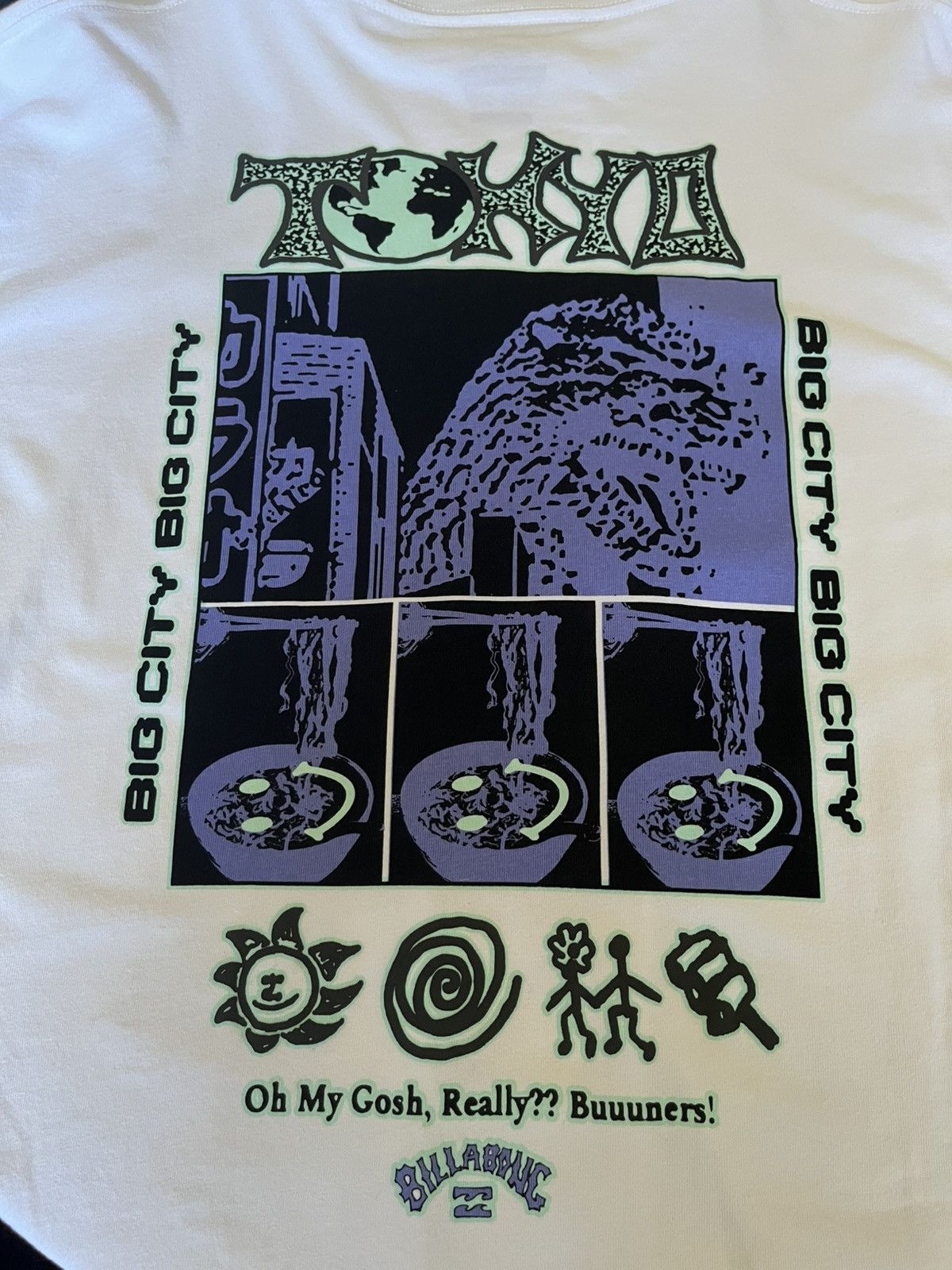 Billabong Billabong Japan Exclusive Tokyo Godzilla Longsleeve Size US M / EU 48-50 / 2 - 5 Thumbnail