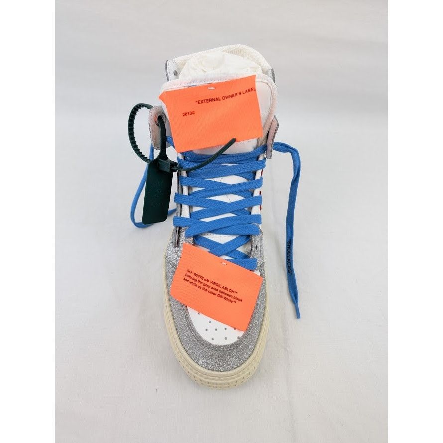Off-White o1rshd1 3.0 Off Court Special Glitter Hi Top Sneakers Size US 8 / IT 38 - 5 Thumbnail