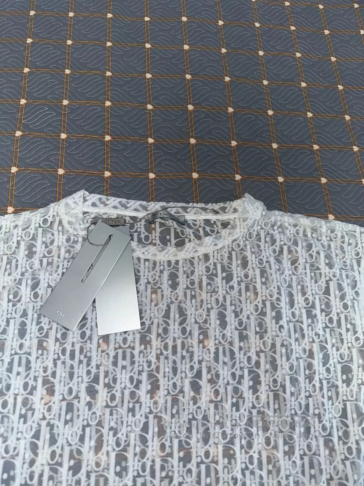 Dior dior transparent short sleeve logo t-shirt. Size US M / EU 48-50 / 2 - 2 Thumbnail