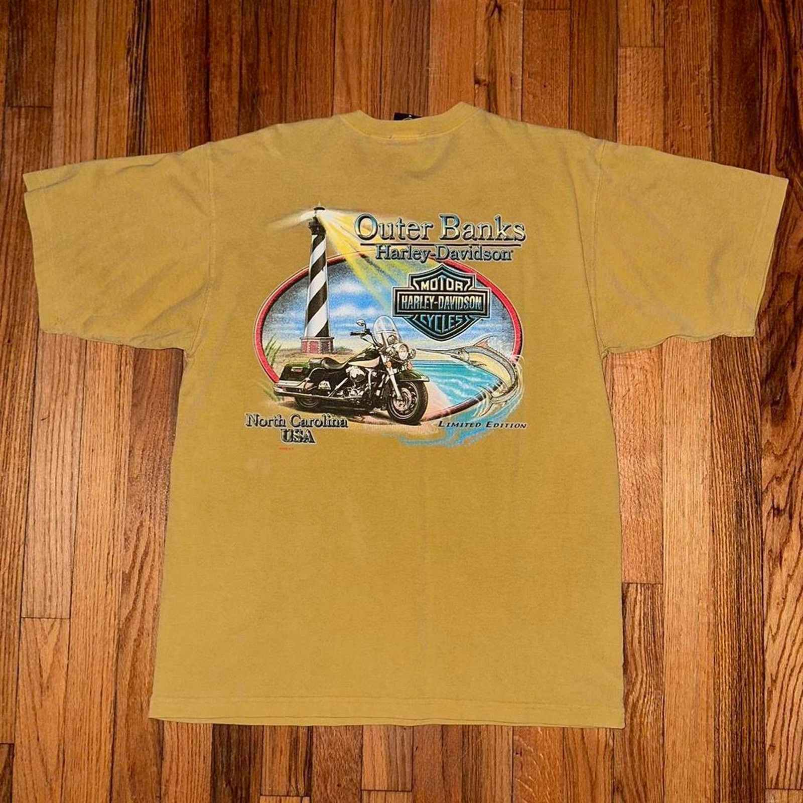 Harley Davidson Rare Vintage 2004 Harley Davidson Motorcycles Outer Banks M Size US M / EU 48-50 / 2 - 1 Thumbnail