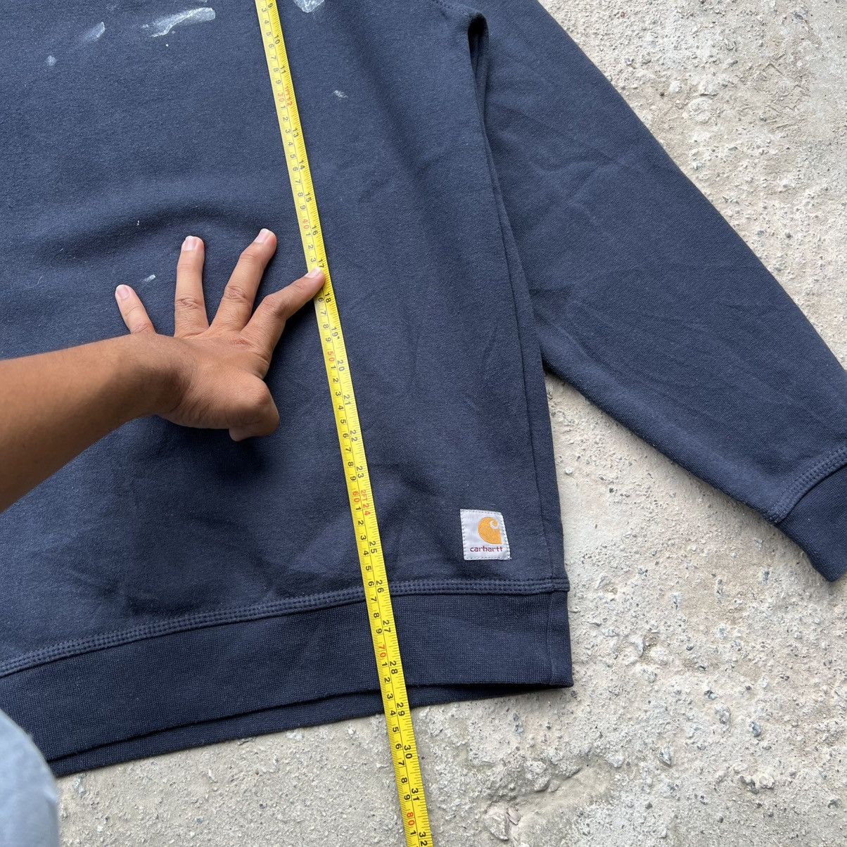 Carhartt Vintage Carhartt Sweetshirt Navy Blue Jacket Size US M / EU 48-50 / 2 - 10 Thumbnail